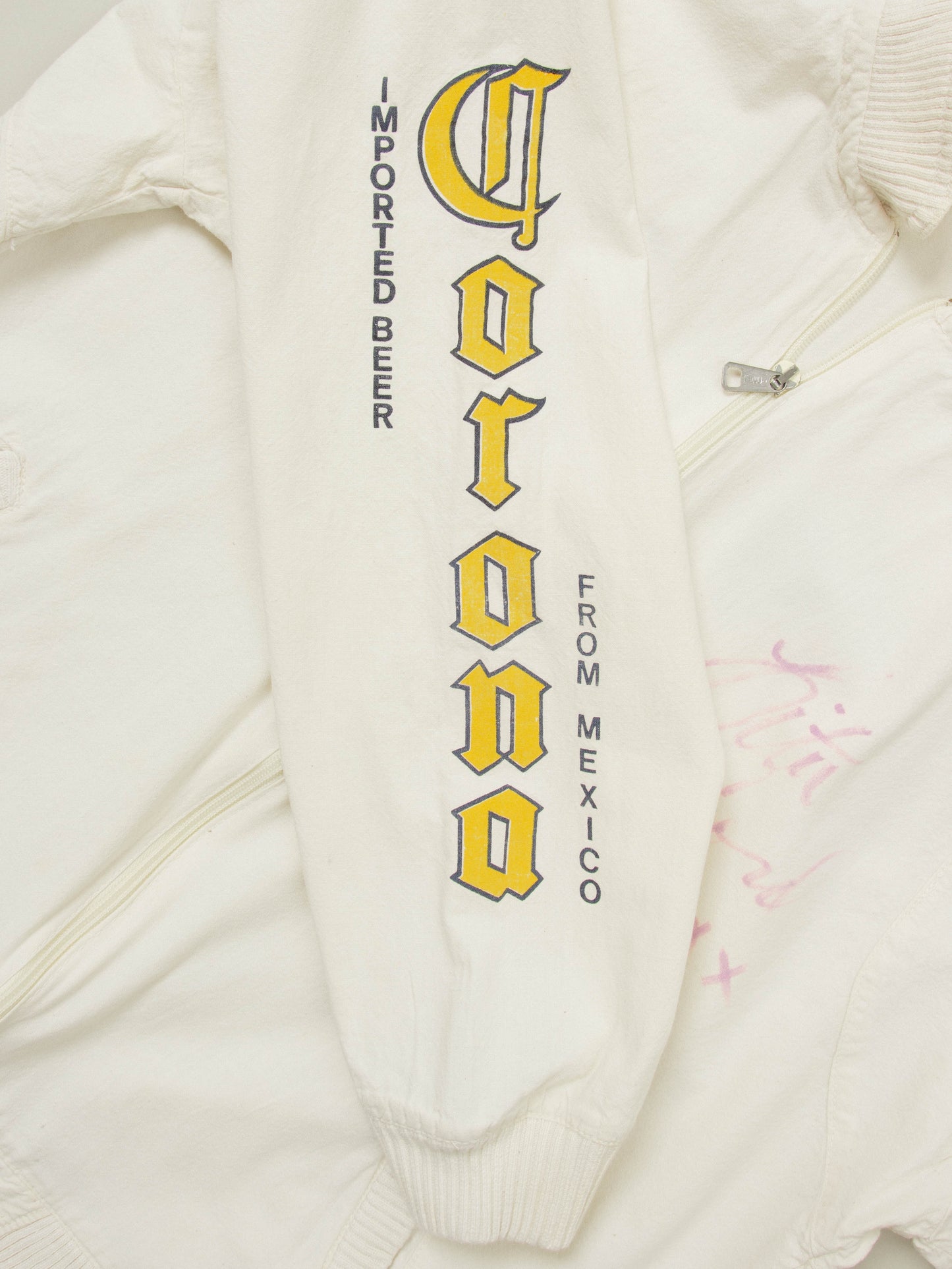 Vtg Corona Beach Club Mexico Souvenir Jacket (M)