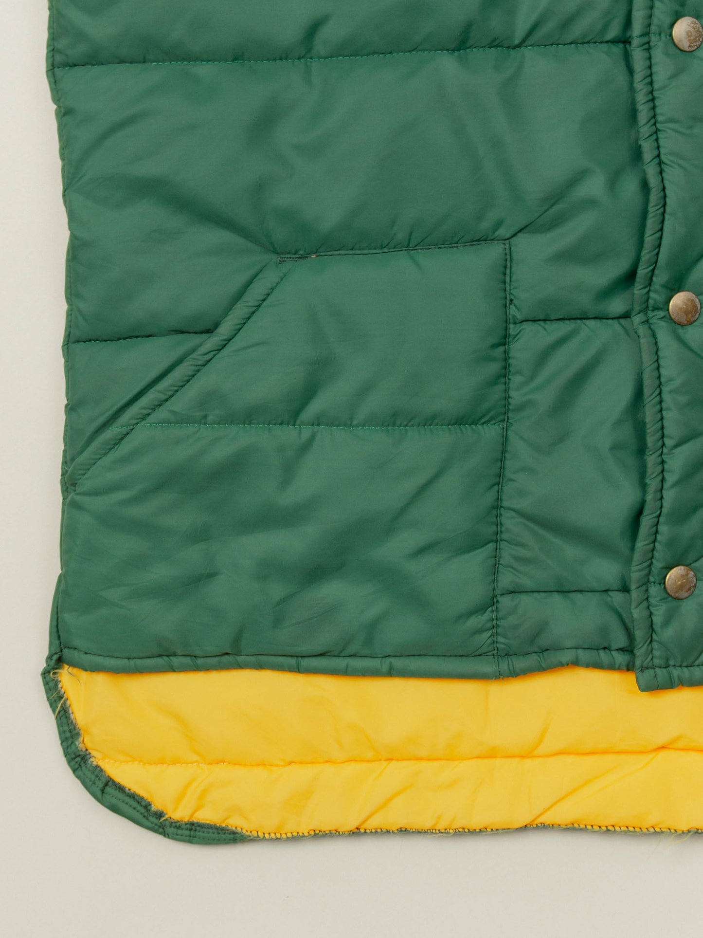 Vtg 1970s JCPenney Quilted Vest (M)