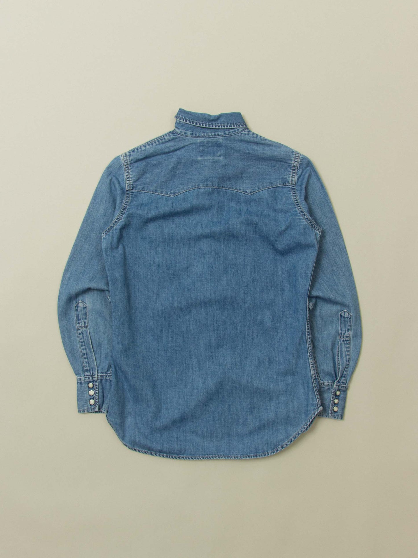 Vtg 1990s Levi's Women's Western Denim Shirt (S)