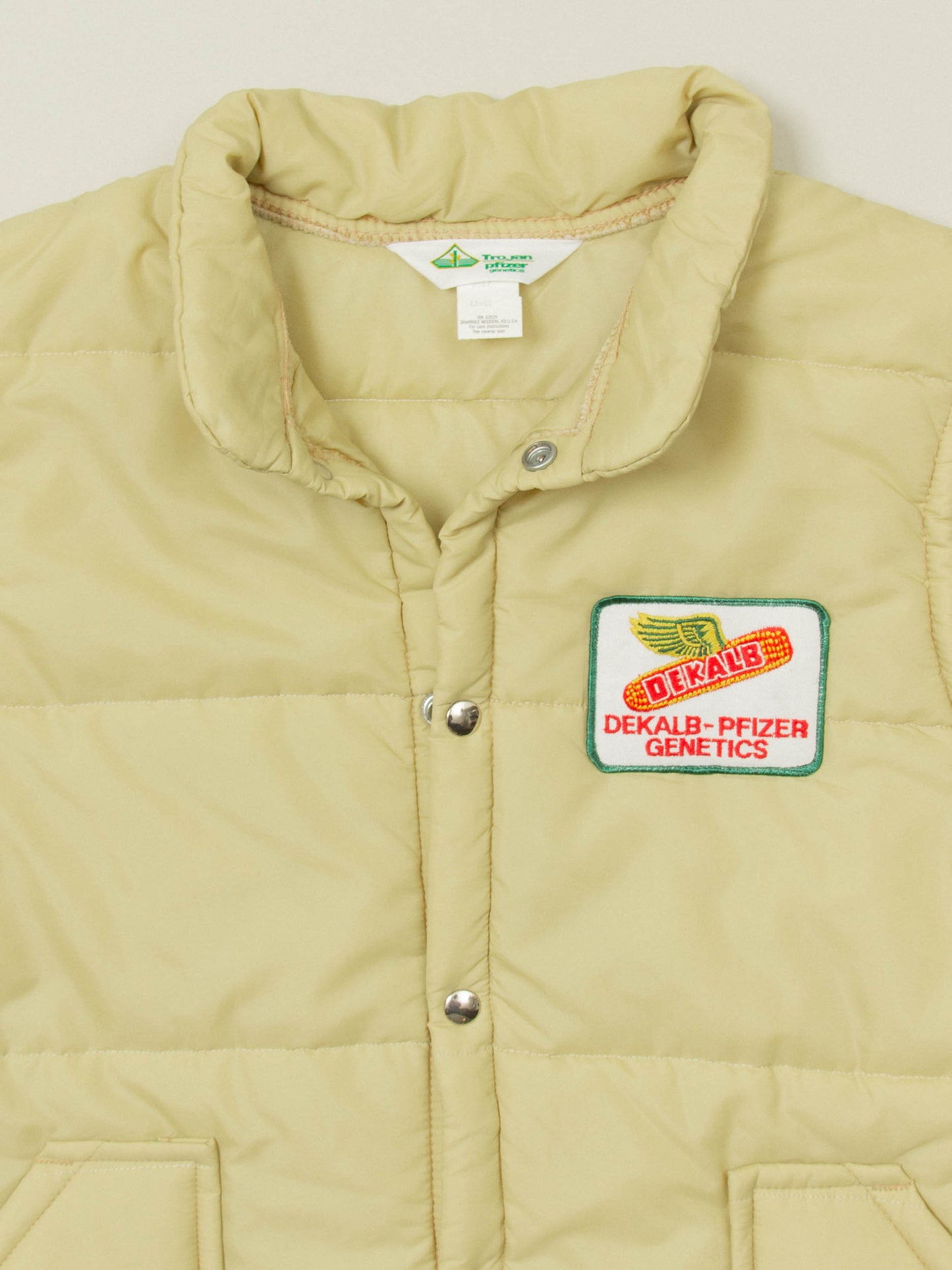 Vtg 1980s Quilted Compant Vest – Made in USA (L)