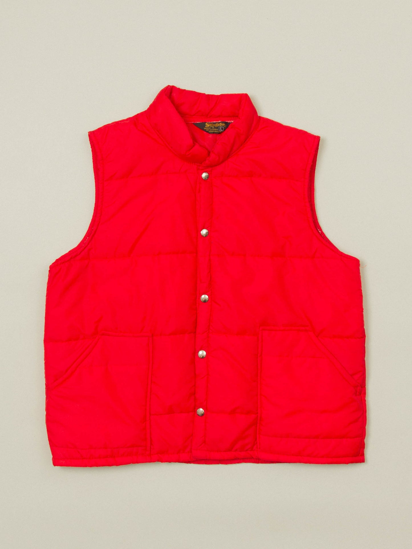 Vtg 1970s Swingster Quilted Vest (L)
