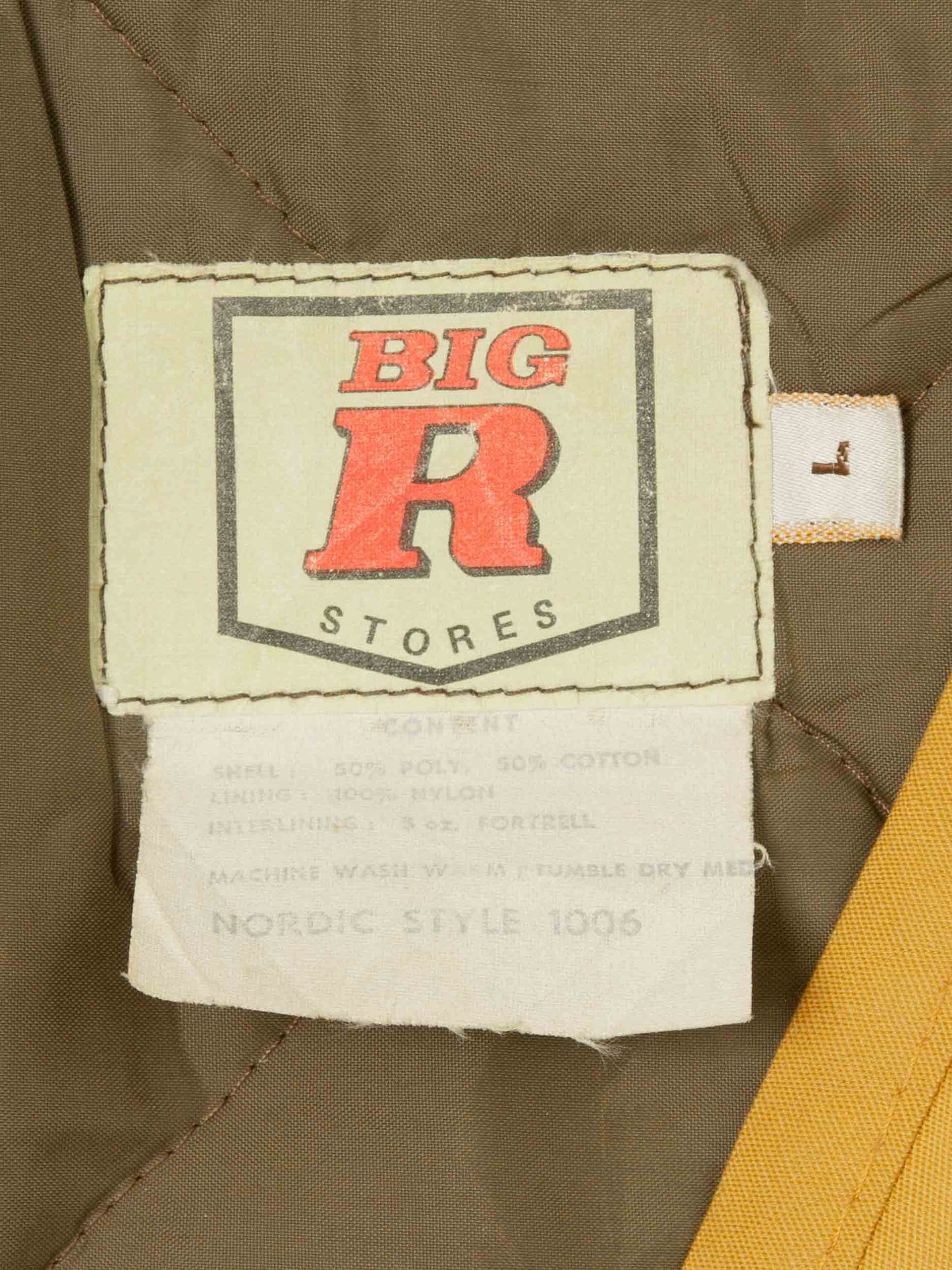 Vtg 1970s Big R Puffer Vest (L)