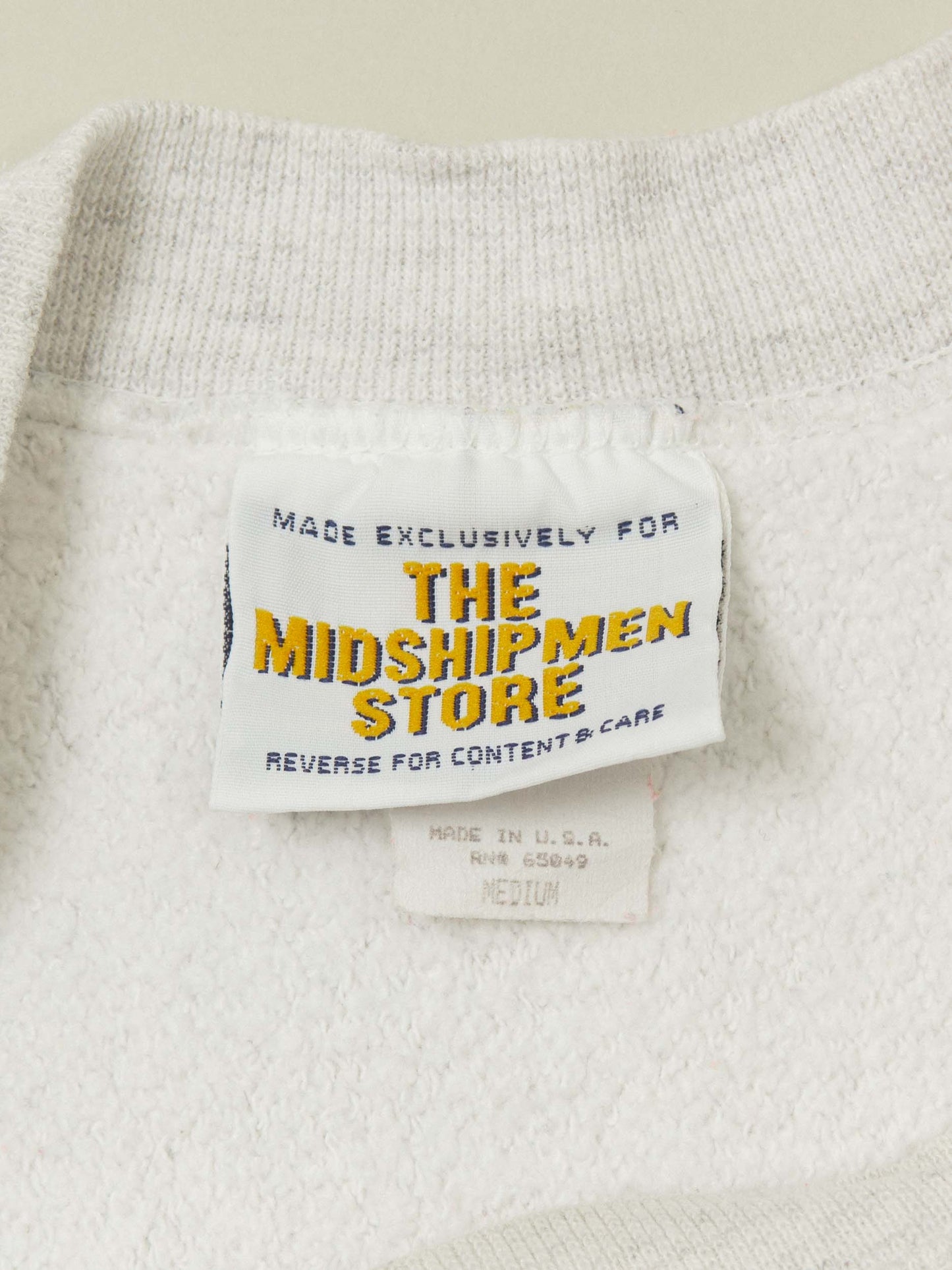 Vtg 1990s US Navy Reverse Weave Sweatshirt – Made in USA (L)