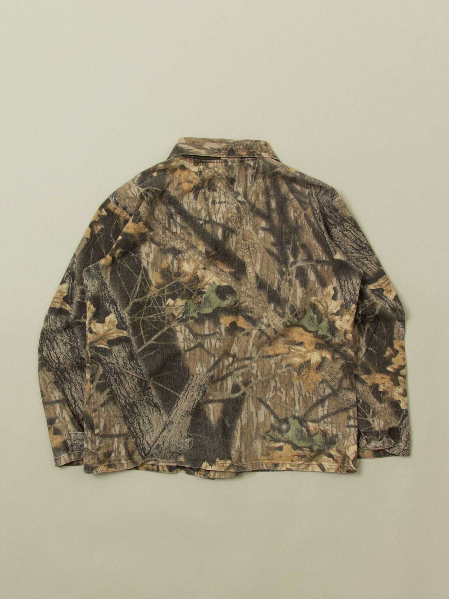 Vtg 1980s Mossy Oak Hunting Overshirt – Made in USA (M/L)