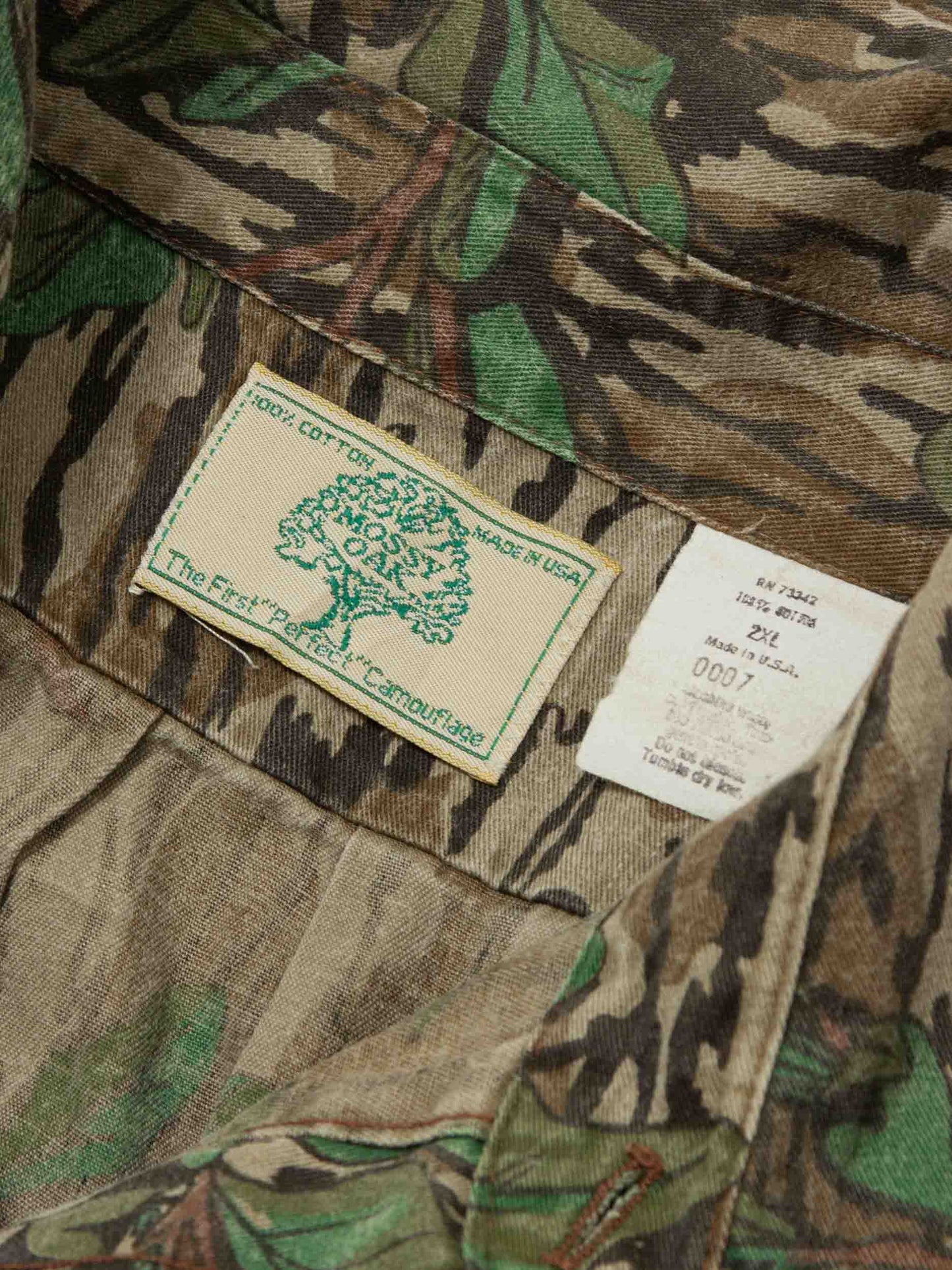 Vtg 1980s Mossy Oak Hunting Shirt – Made in USA (XL)