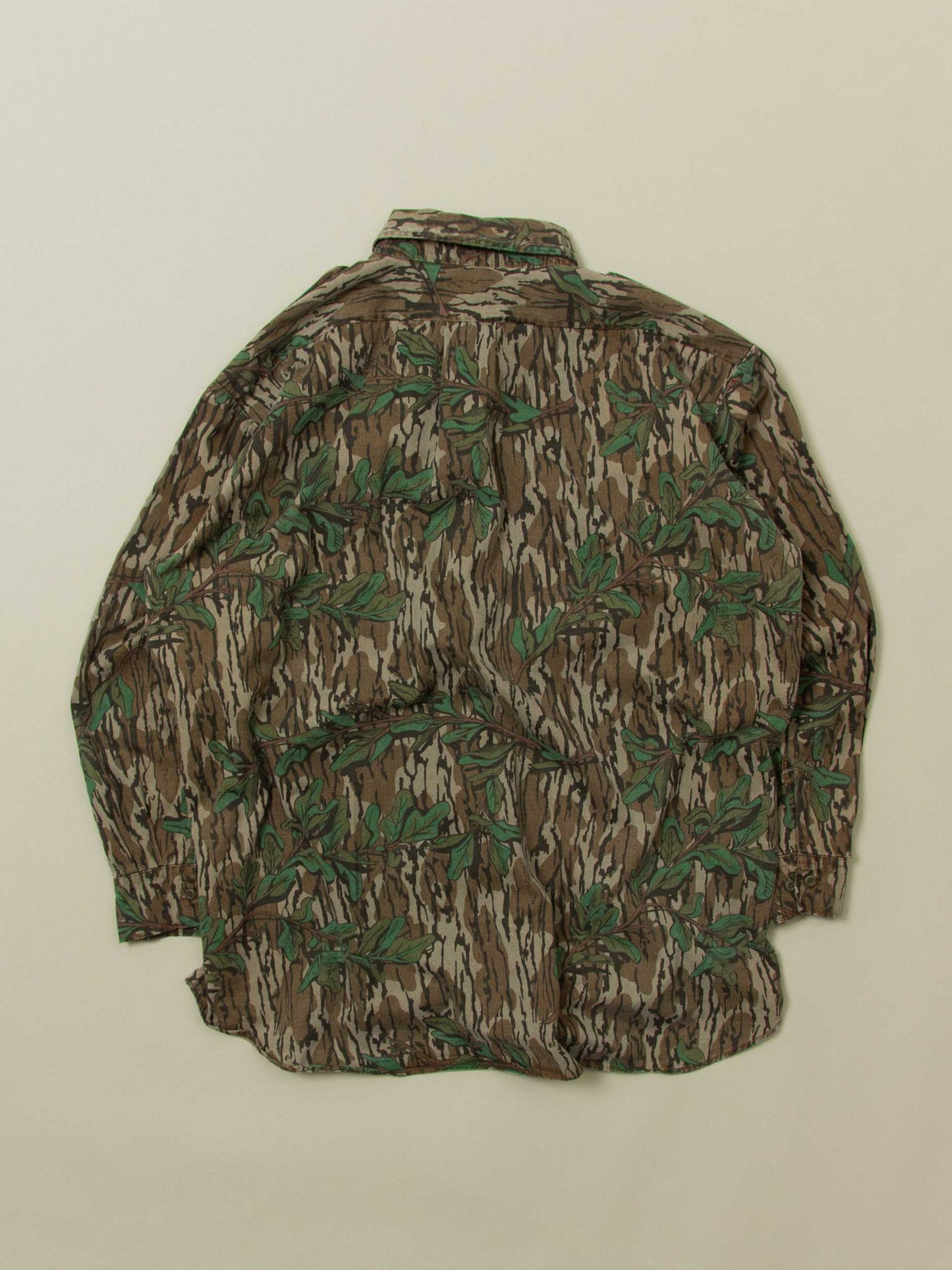 Vtg 1980s Mossy Oak Hunting Shirt – Made in USA (XL)