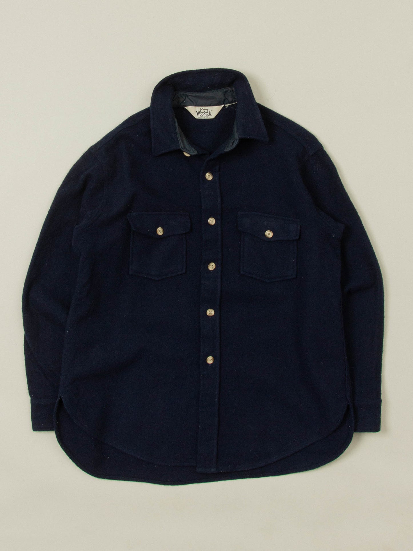 Vtg 1970s Woolrich Wool Shirt – Made in USA (L)