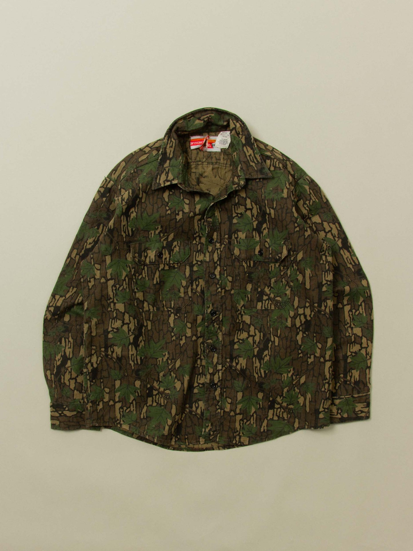 Vtg 1990s Winchester Hunting Overshirt – Made in USA (M)