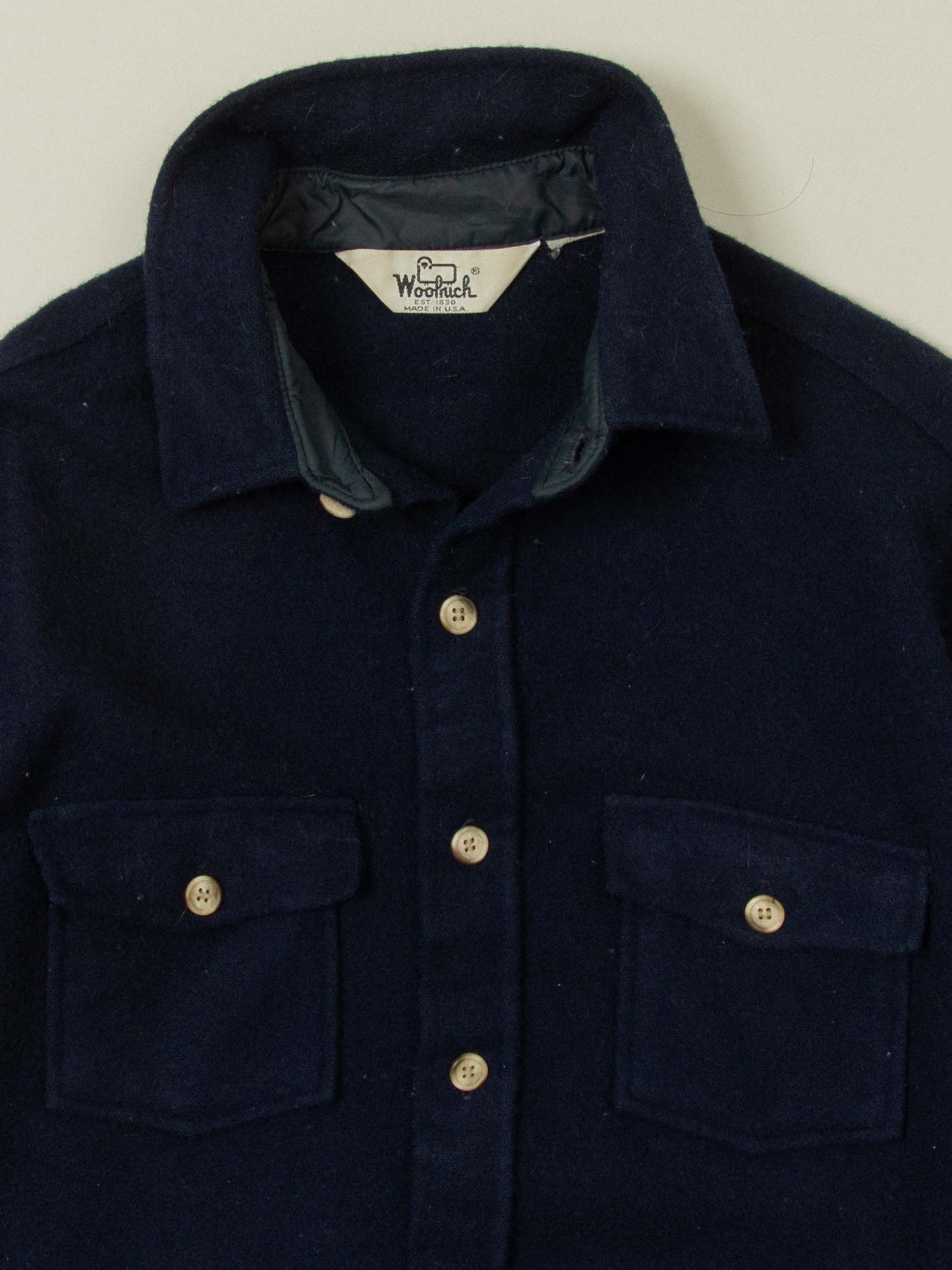 Vtg 1970s Woolrich Wool Shirt – Made in USA (L)