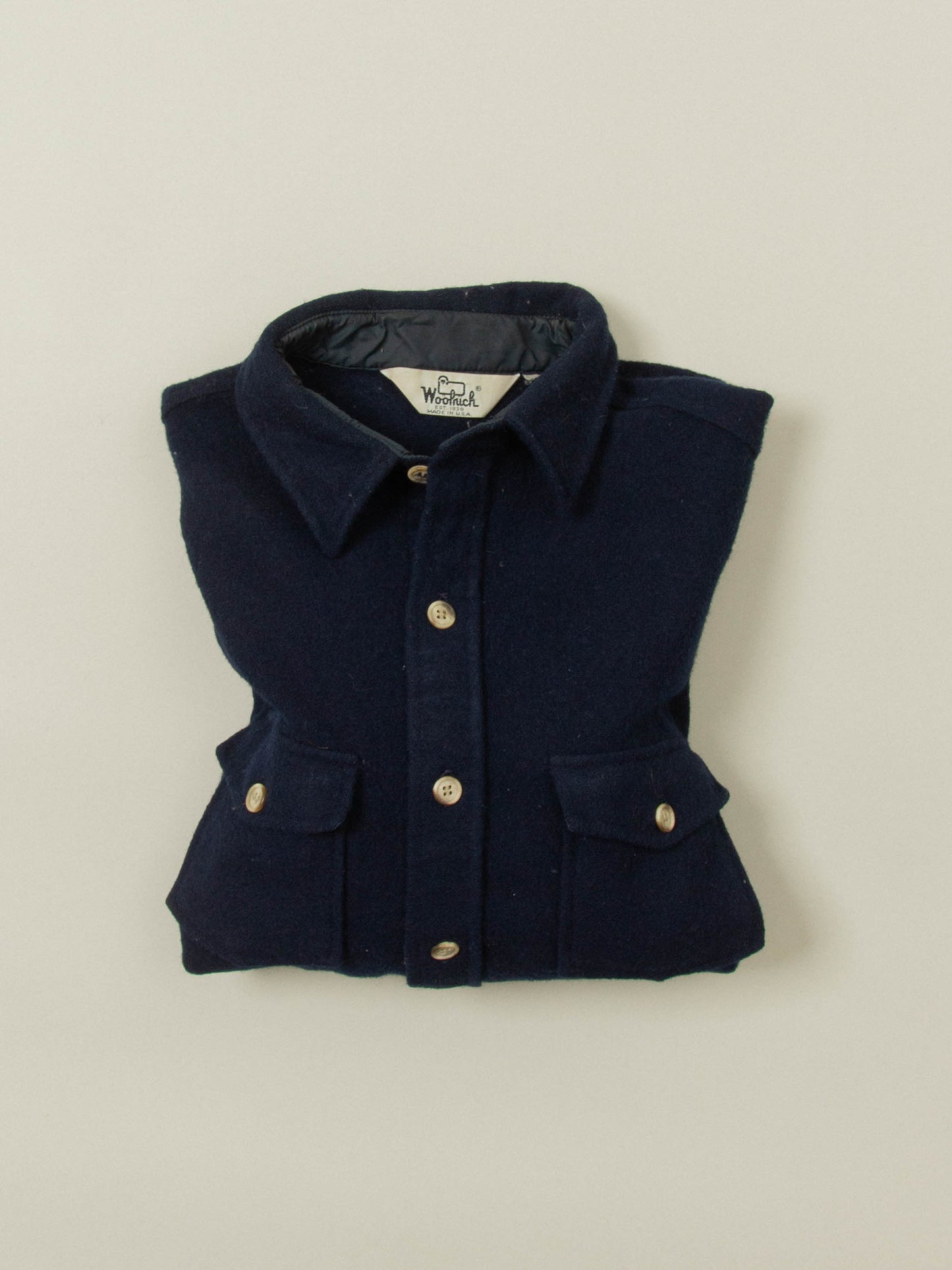 Vtg 1970s Woolrich Wool Shirt – Made in USA (L)