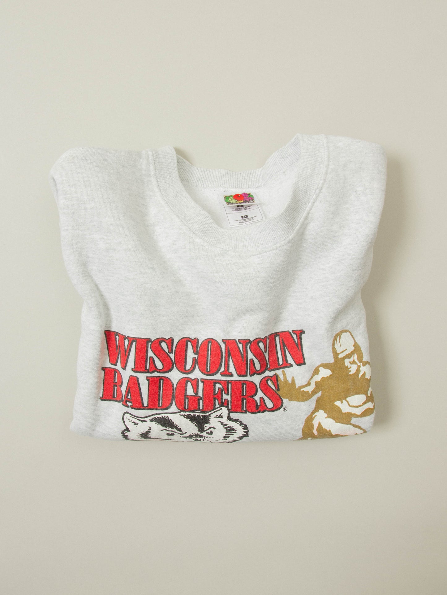 Vtg 1990s 'Wisconsin Badgers' Sweatshirt (M)