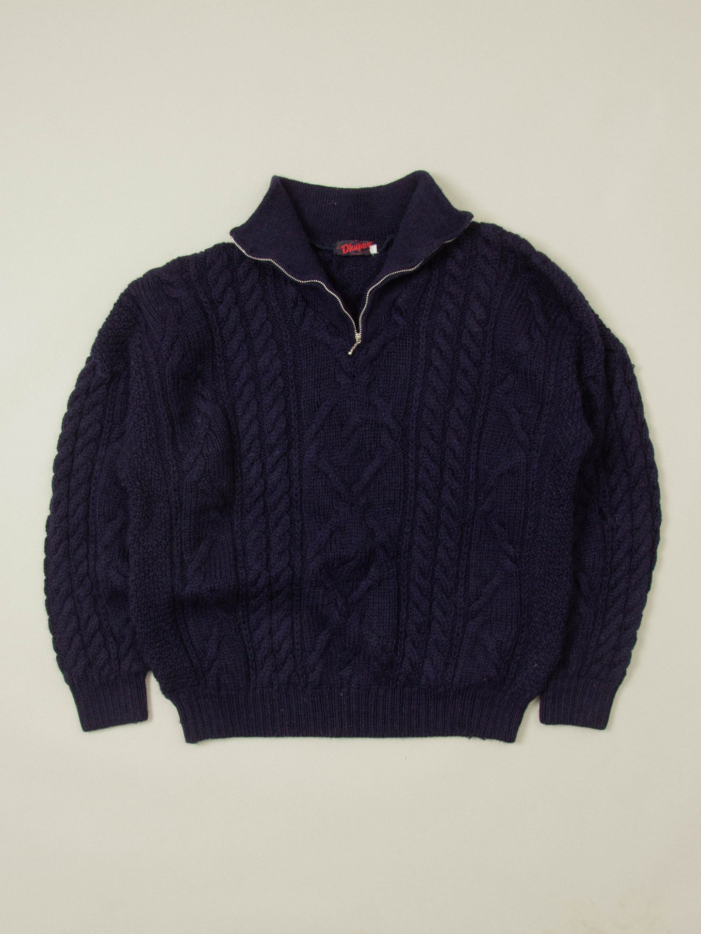 Vtg Wool Rollneck Sweater - Made in England (XL)