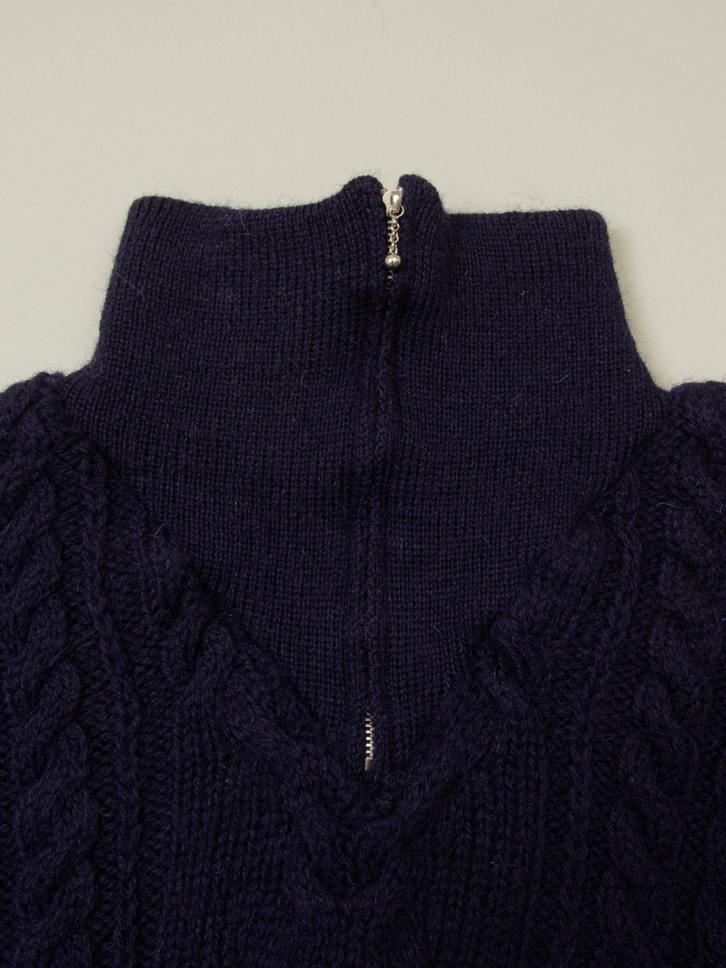 Vtg Wool Rollneck Sweater - Made in England (XL)