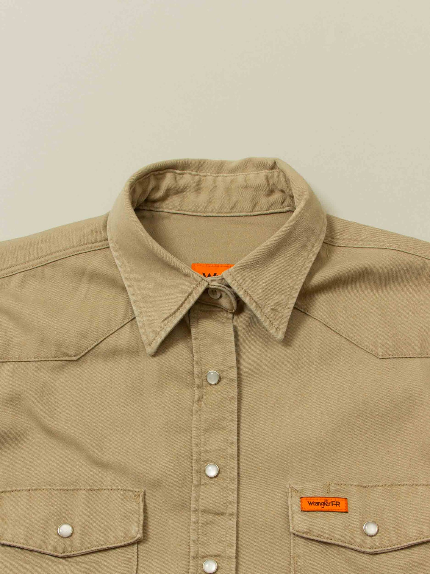 Vtg Wrangler Flame Resistant Western Shirt (L)
