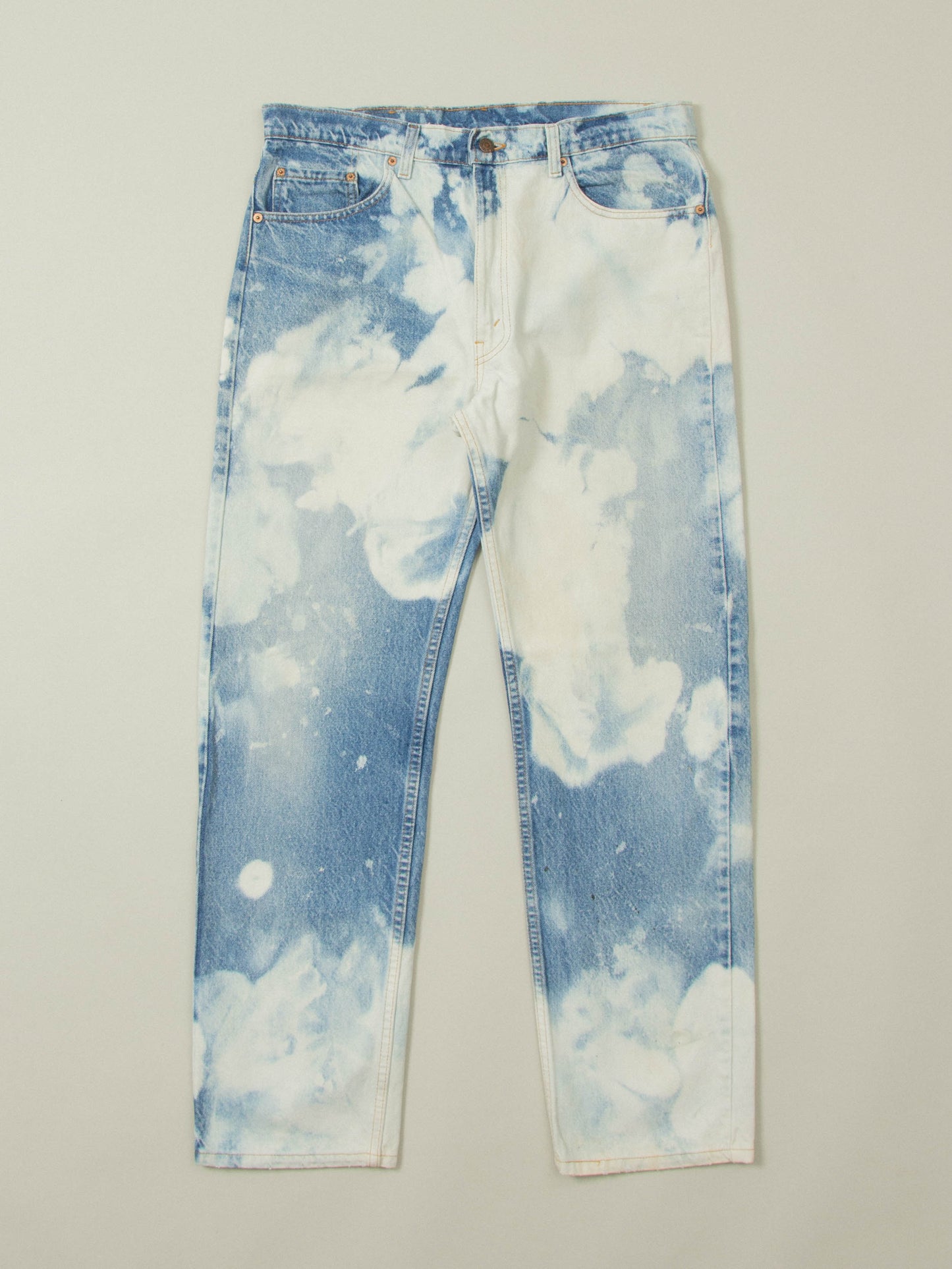 Vtg 1980s Levi's 505 Bleached Jeans - Made in USA (36x31)