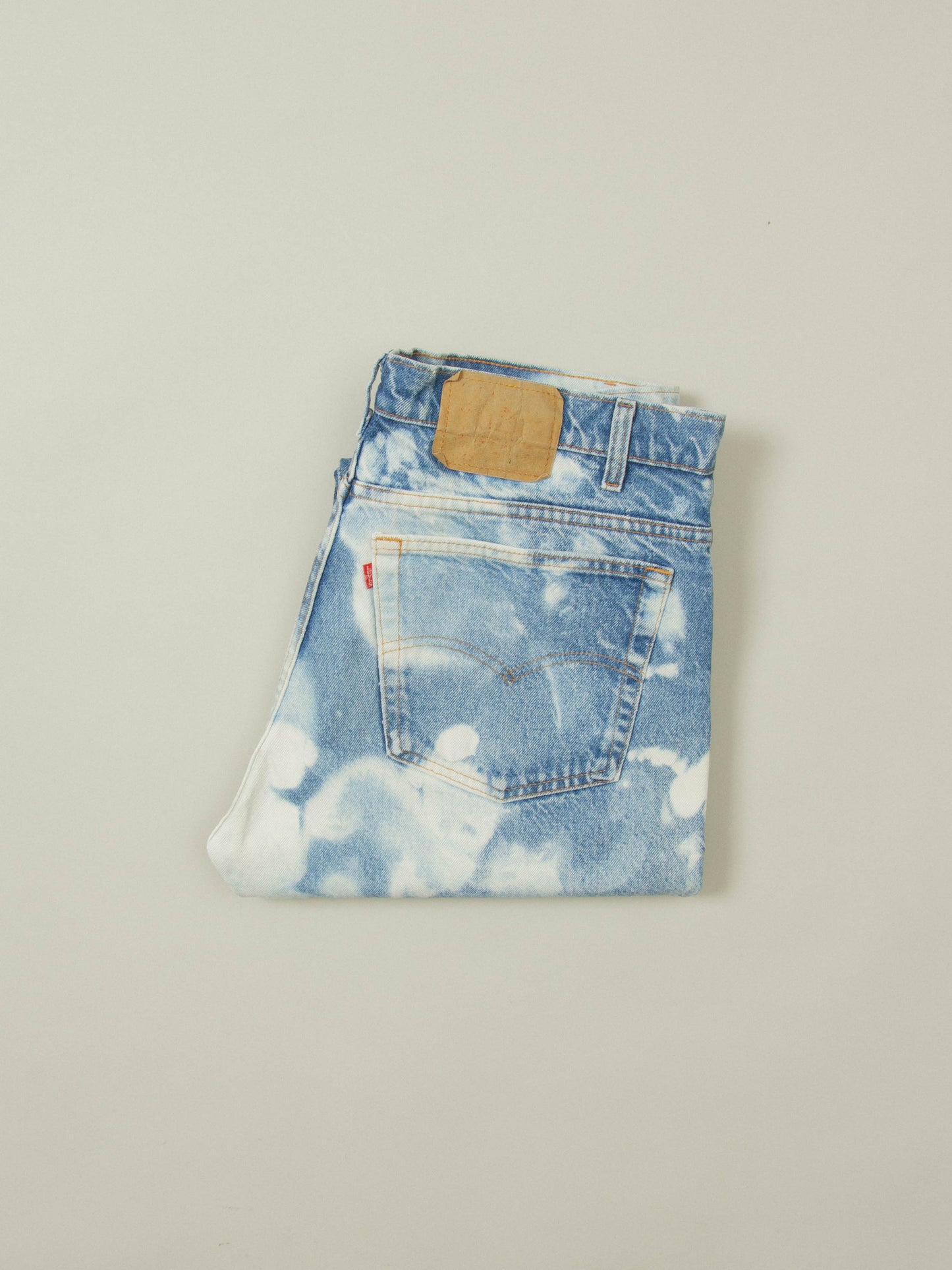 Vtg 1980s Levi's 505 Bleached Jeans - Made in USA (36x31)
