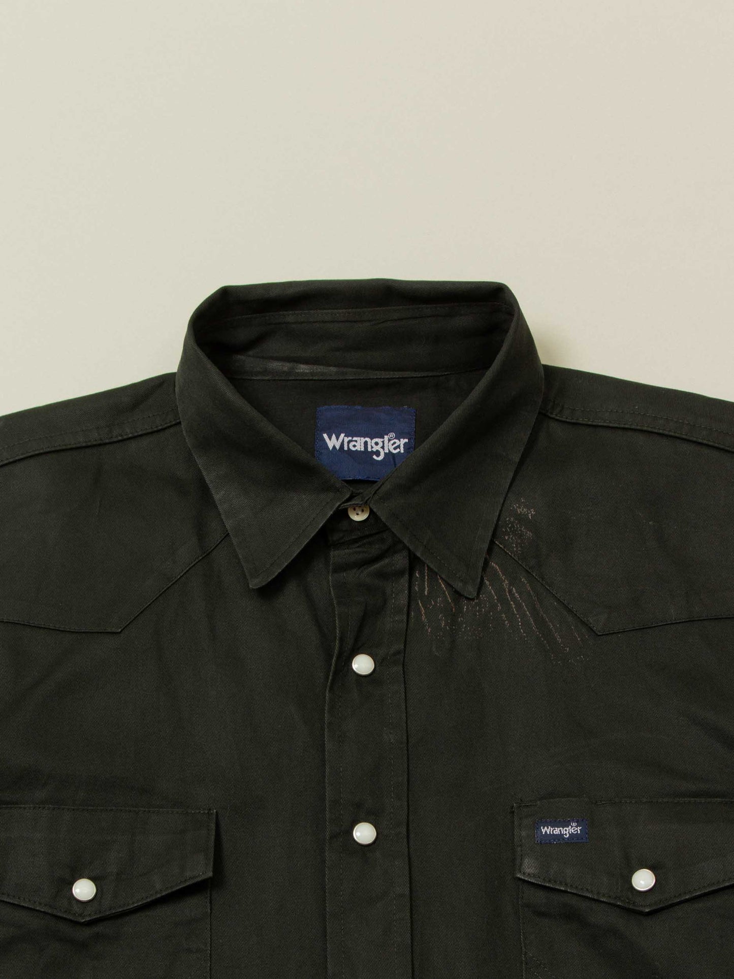 Vtg Green Wrangler Western Shirt (XL)