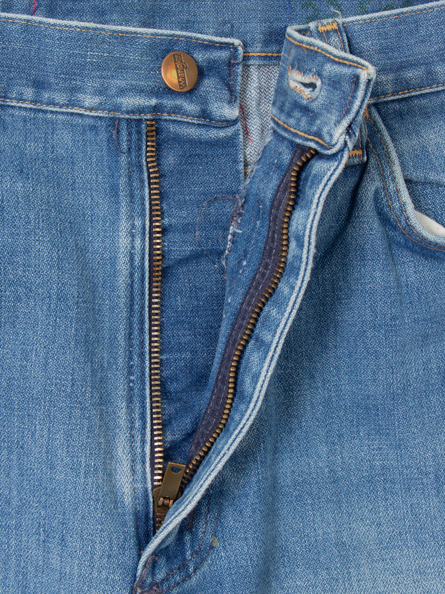 Vtg 1970s Wrangler Bootcut Jeans - Made in USA (34x29)