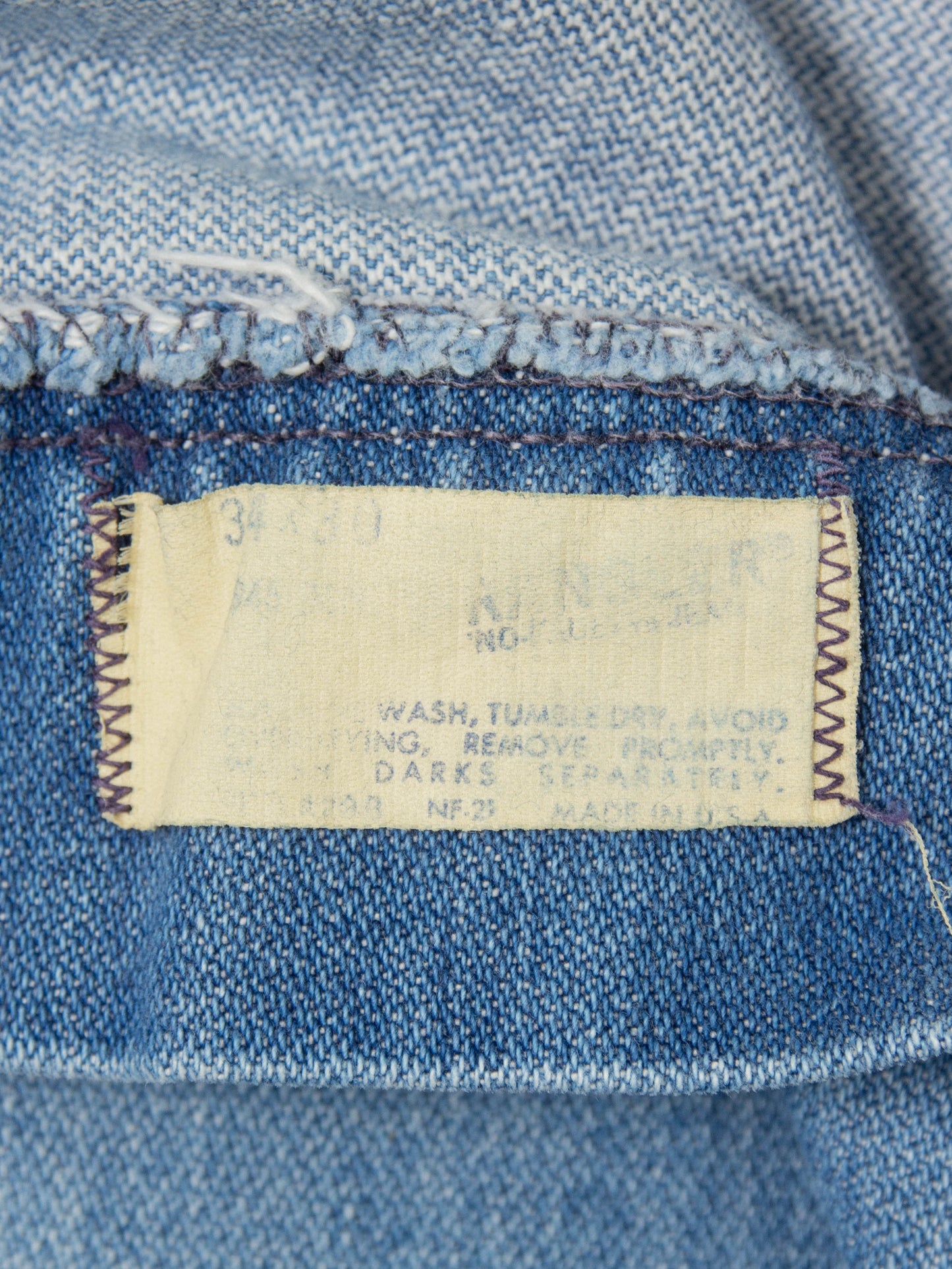 Vtg 1970s Wrangler Bootcut Jeans - Made in USA (34x29)