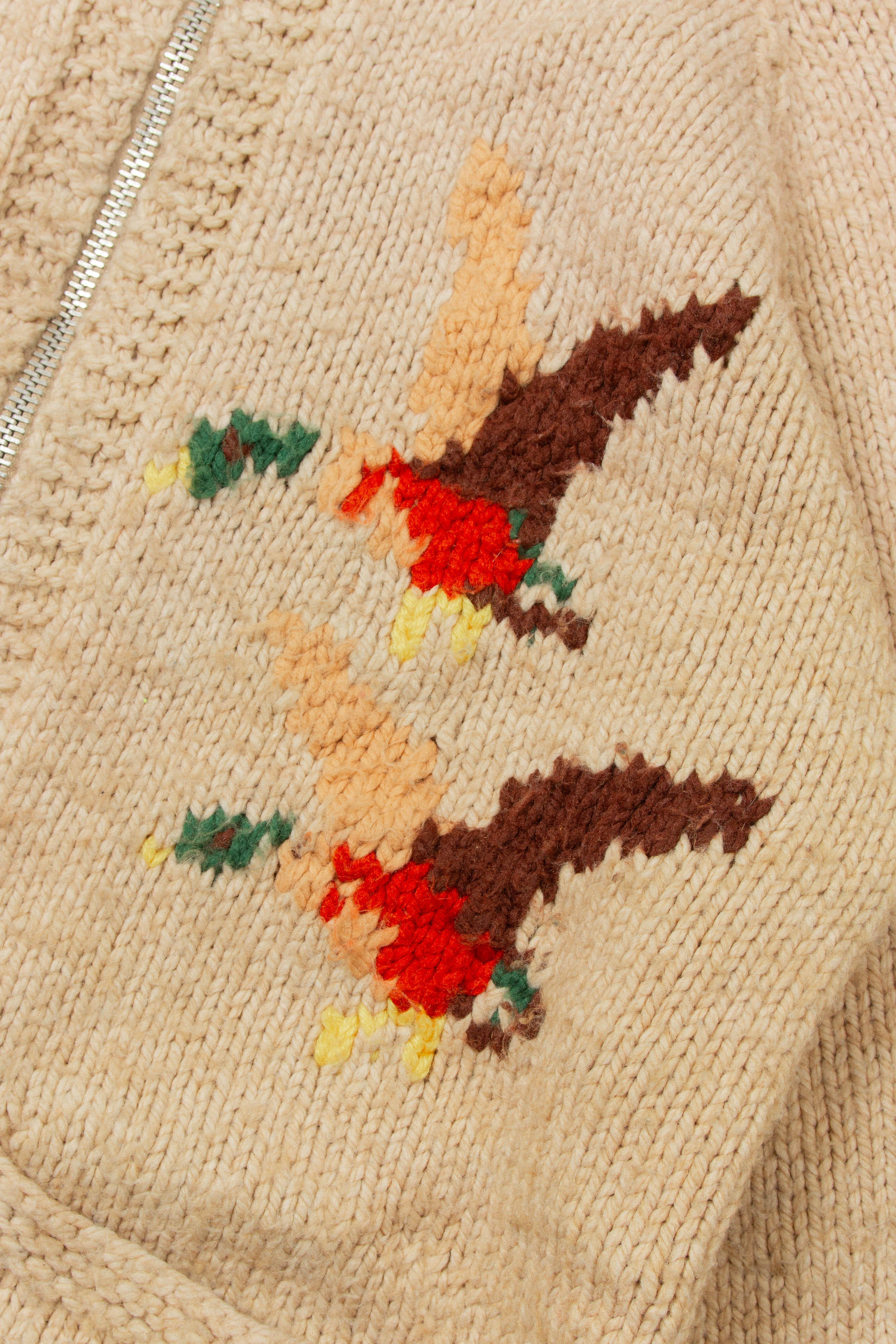 Vtg 1960s Cowichan Wool Hunting Sweater (L) – Broadway & Sons