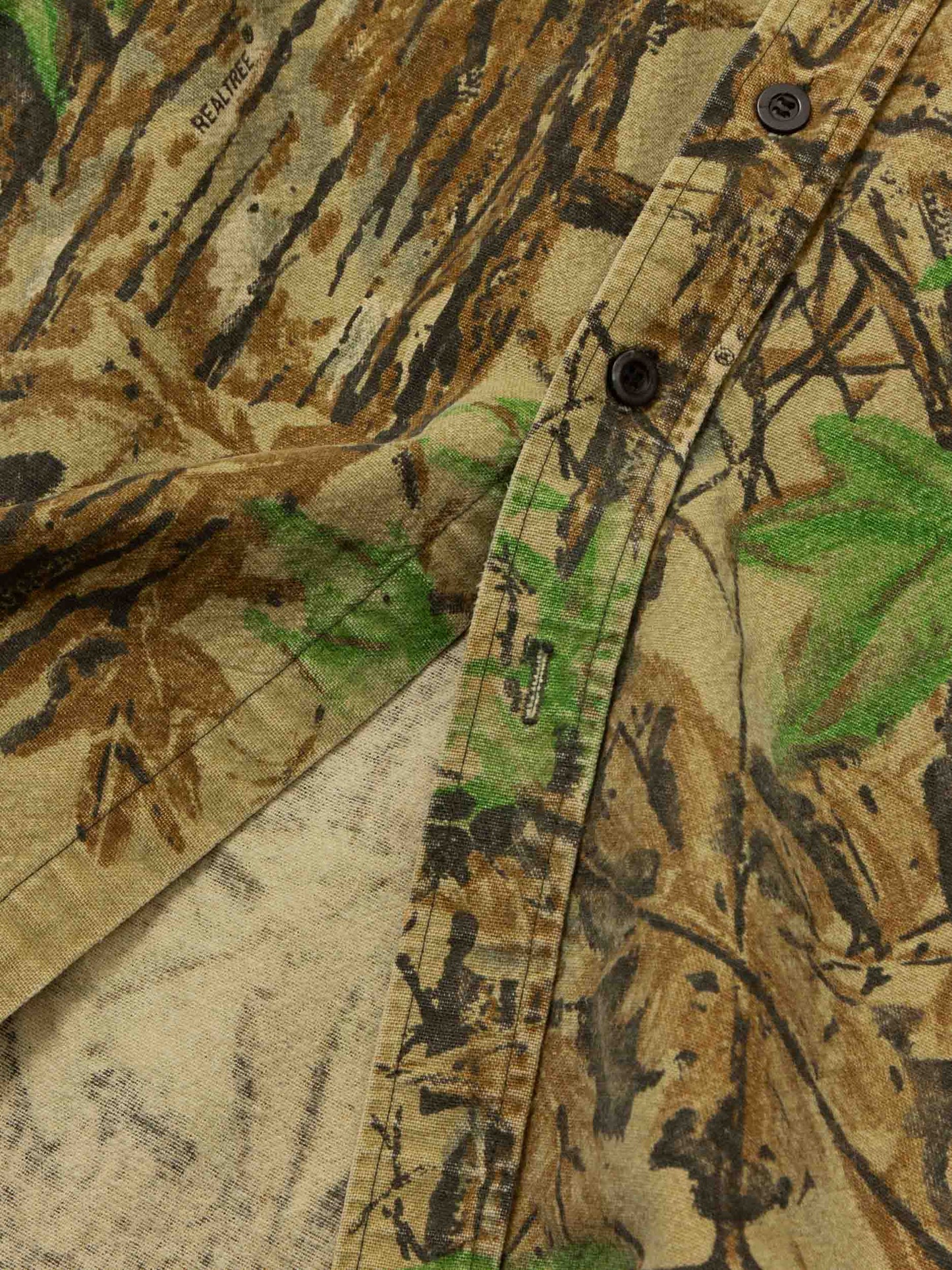 Vtg 1990s Hunting Camo Overshirt – Made in USA (XL)