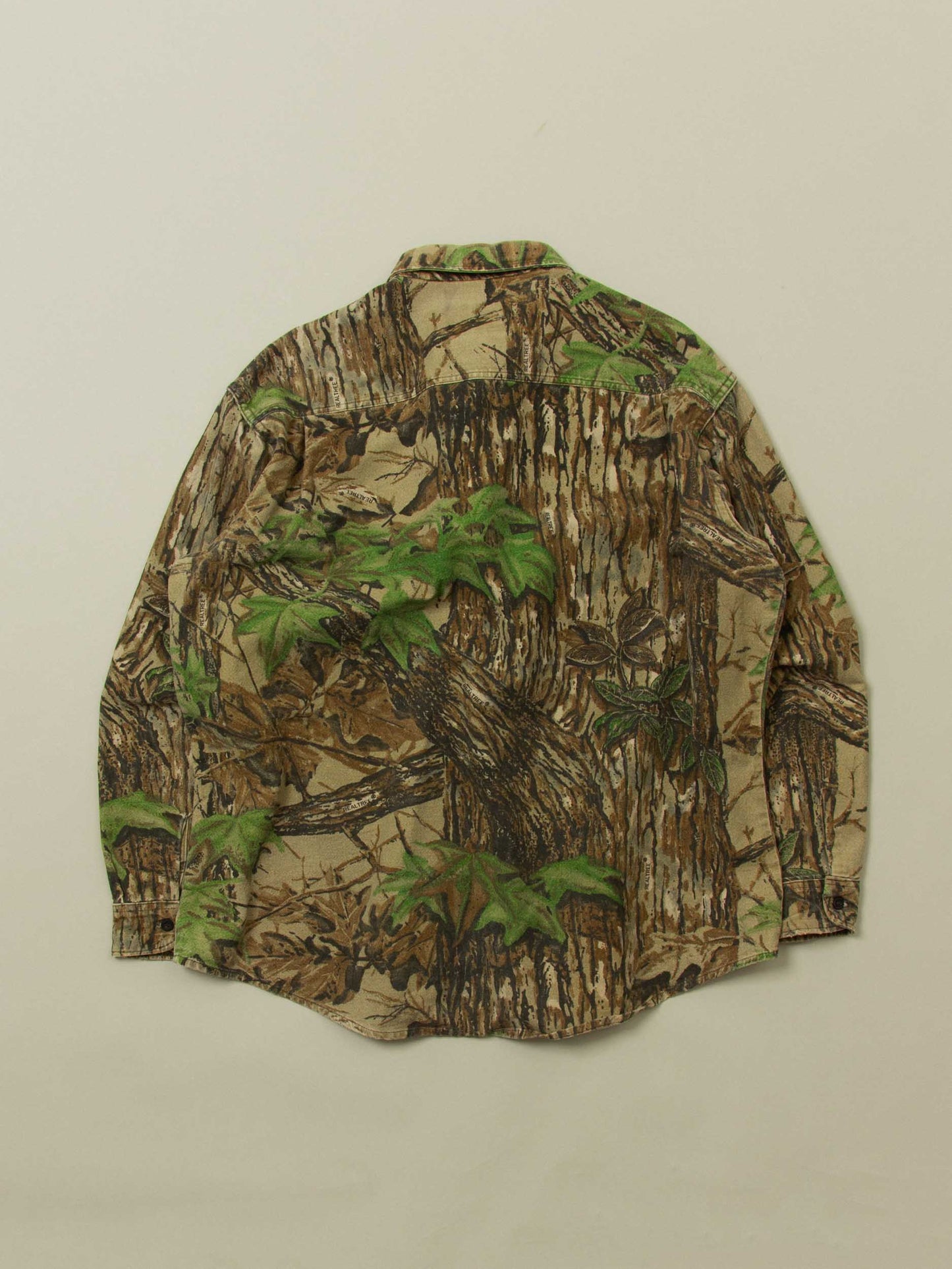 Vtg 1990s Hunting Camo Overshirt – Made in USA (XL)