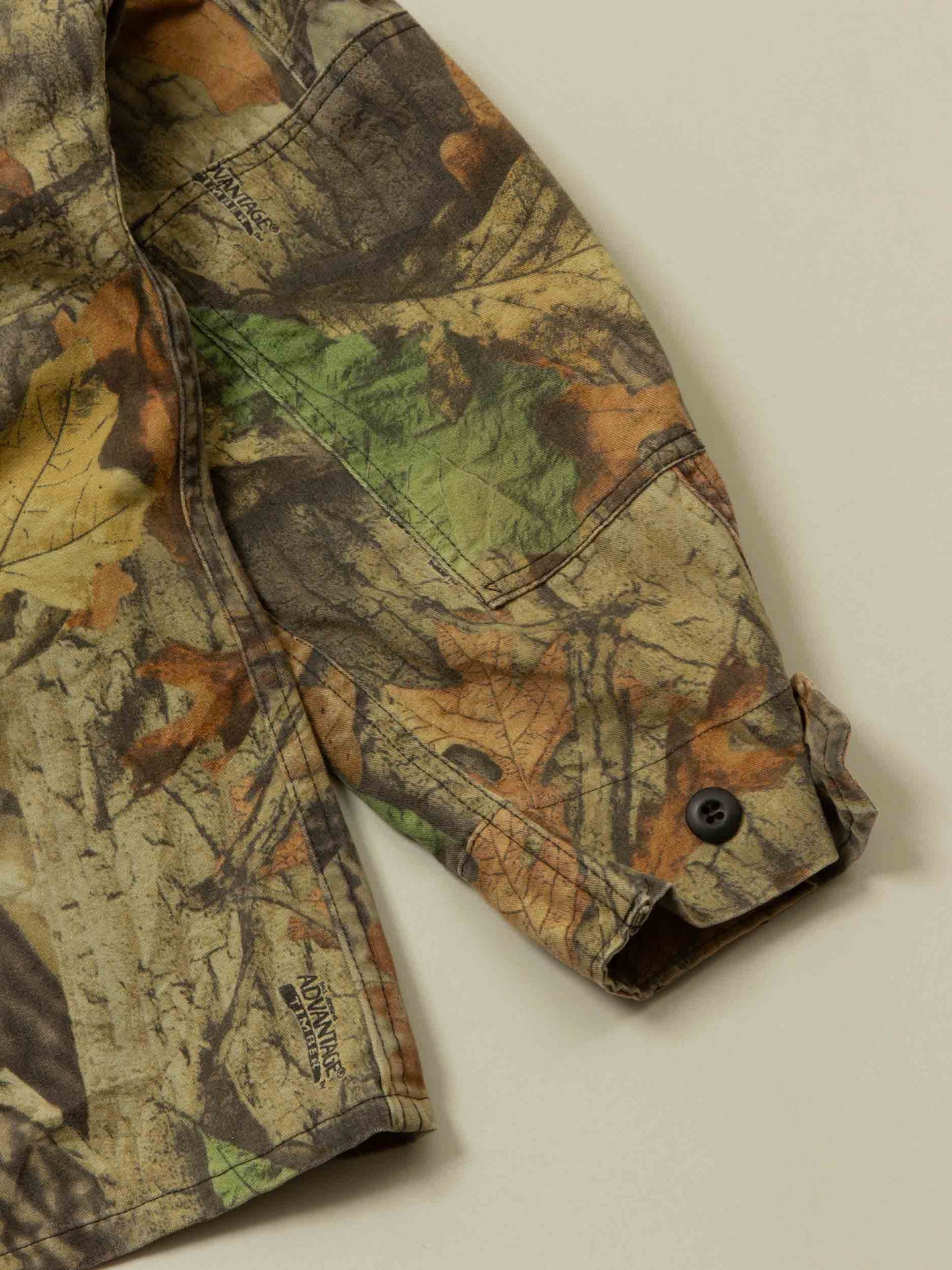 Vtg 1990s BDU Hunting Camo Overshirt – Made in USA (L)