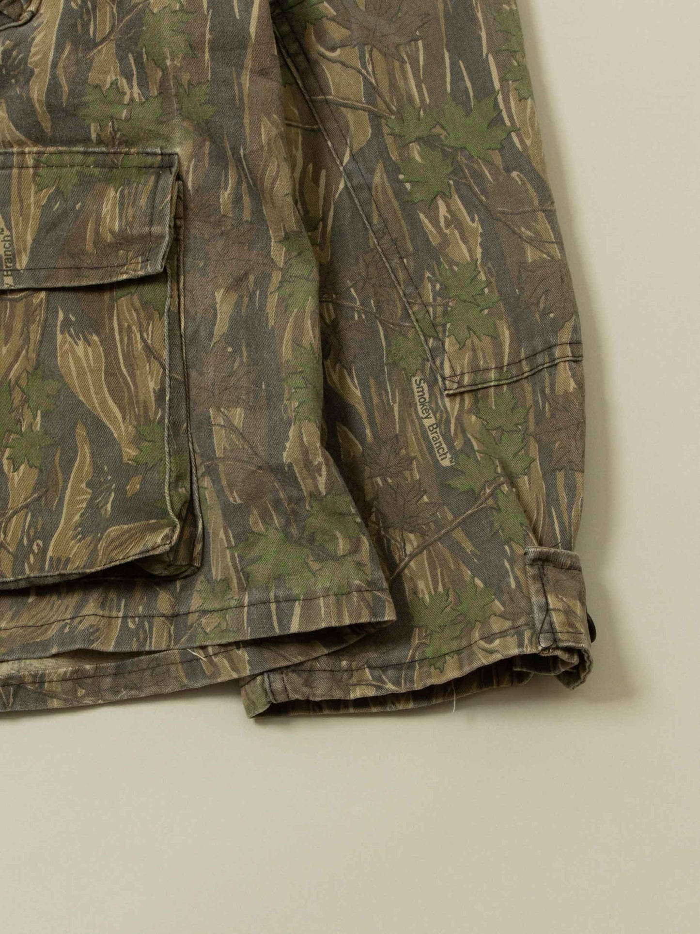 Vtg 1990s BDU Hunting Camo Overshirt – Made in USA (XL)
