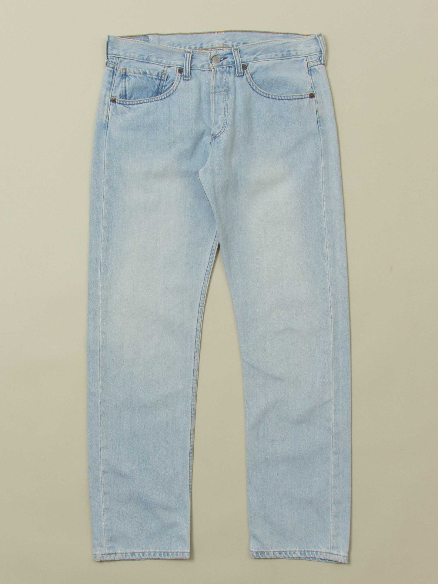 Vtg 1990s Levi's Button-Fly 502 Jeans – Made in Mexico (34x32)