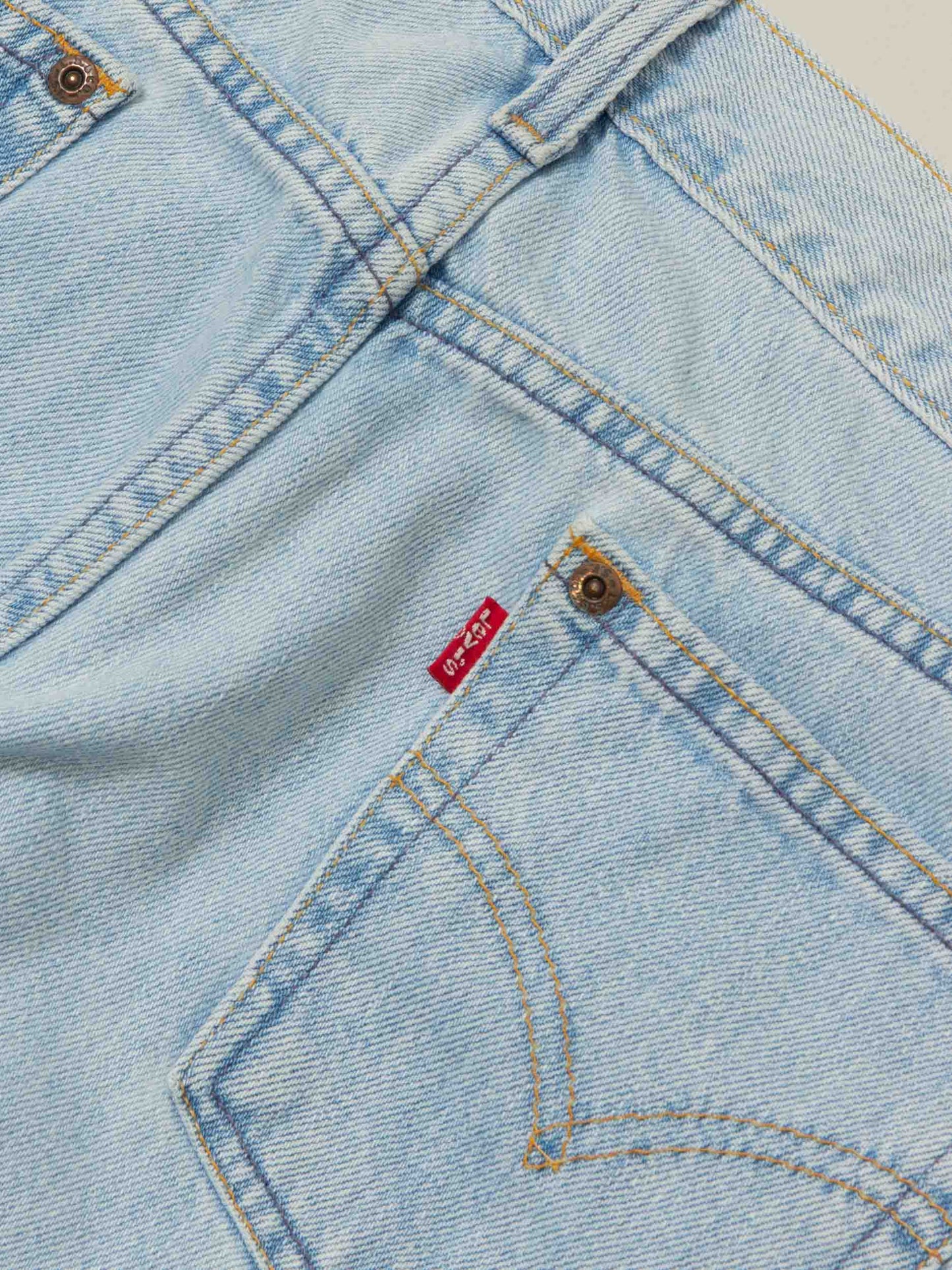 Vtg 1990s Levi's Button-Fly 502 Jeans – Made in Mexico (34x32)