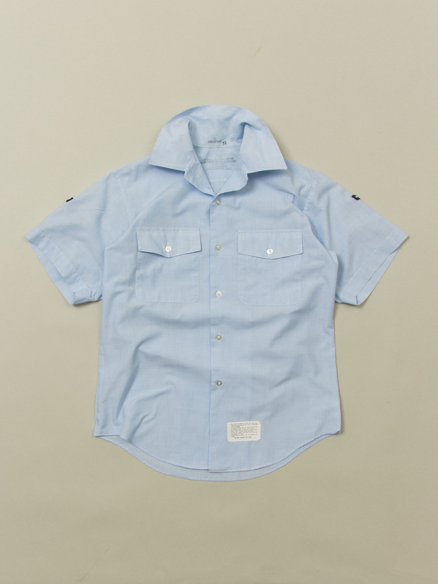 Vtg 1972 USAF Short Sleeve Service Shirt – Made in USA (S/M)