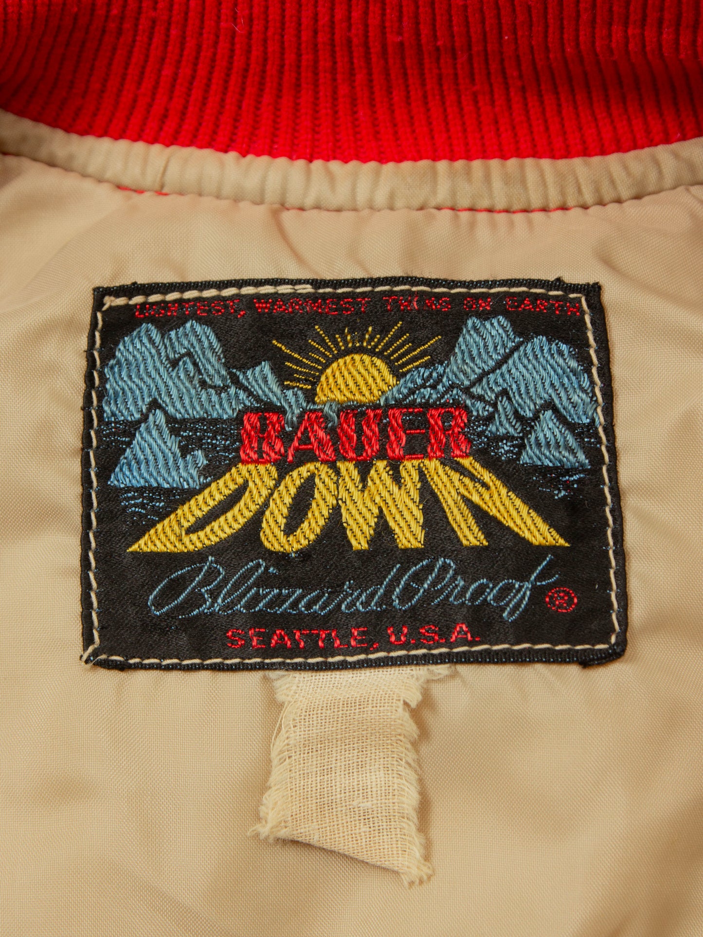 Vtg Rare 1960s Eddie Bauer 'Sundown' Puffer Vest – Made in USA (S)