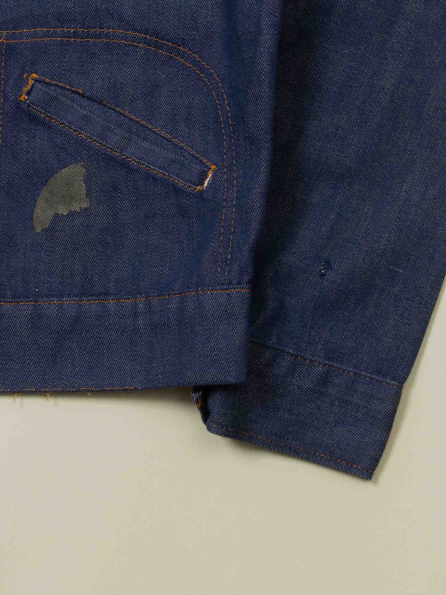 Vtg 1960s Ranchcraft JC Penney Selvedge Denim Jacket (XS)