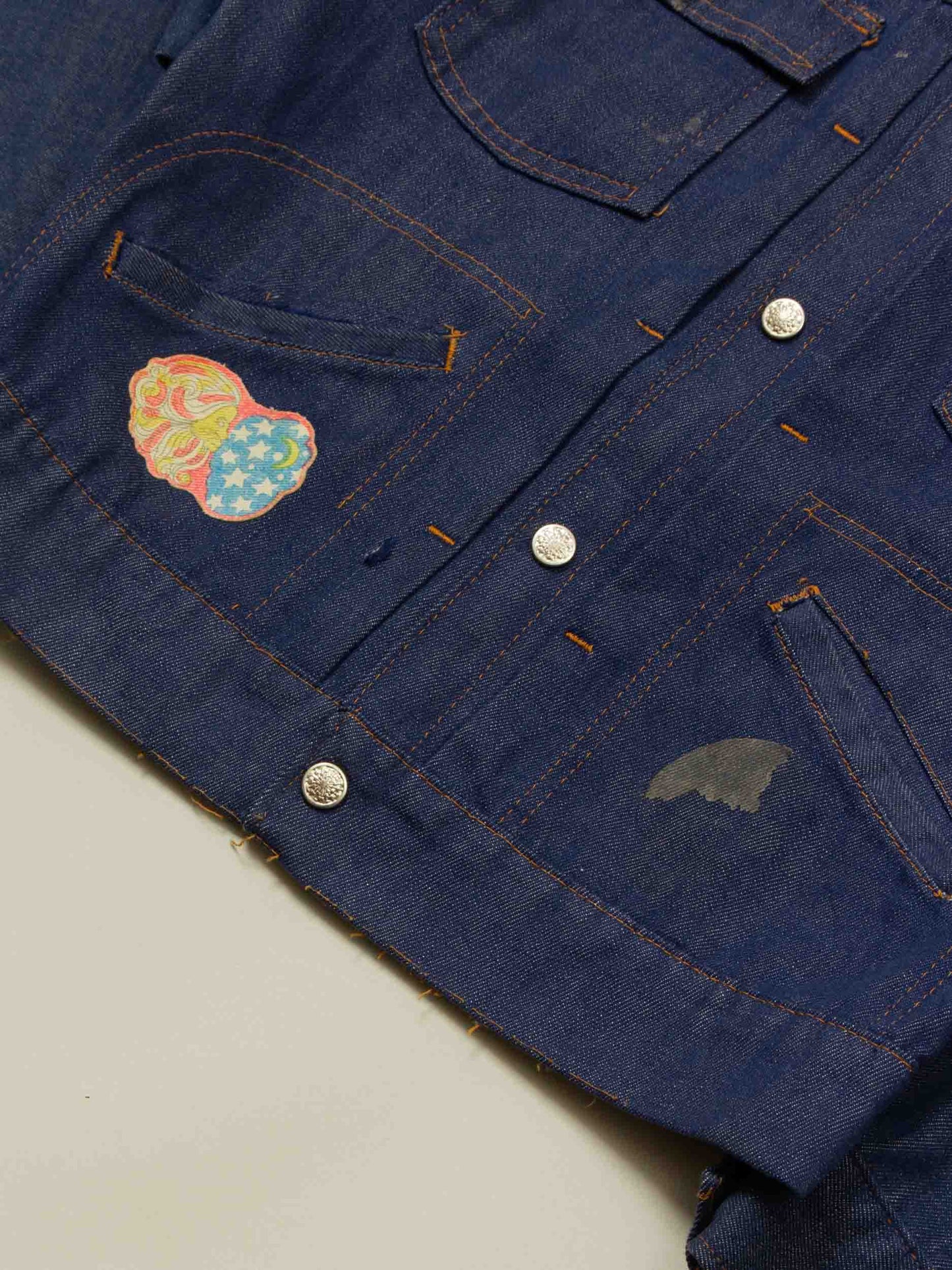 Vtg 1960s Ranchcraft JC Penney Selvedge Denim Jacket (XS)