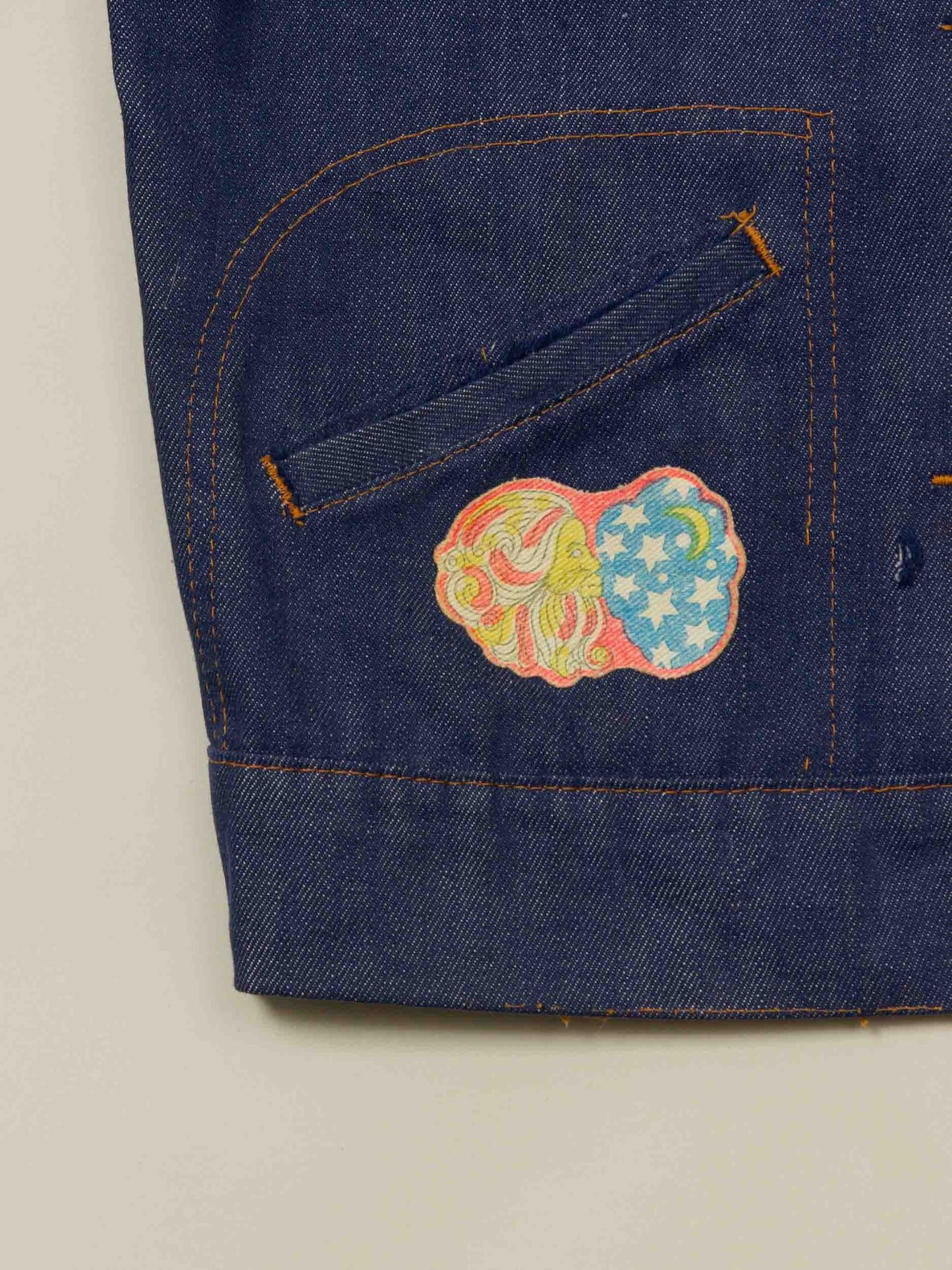 Vtg 1960s Ranchcraft JC Penney Selvedge Denim Jacket (XS)