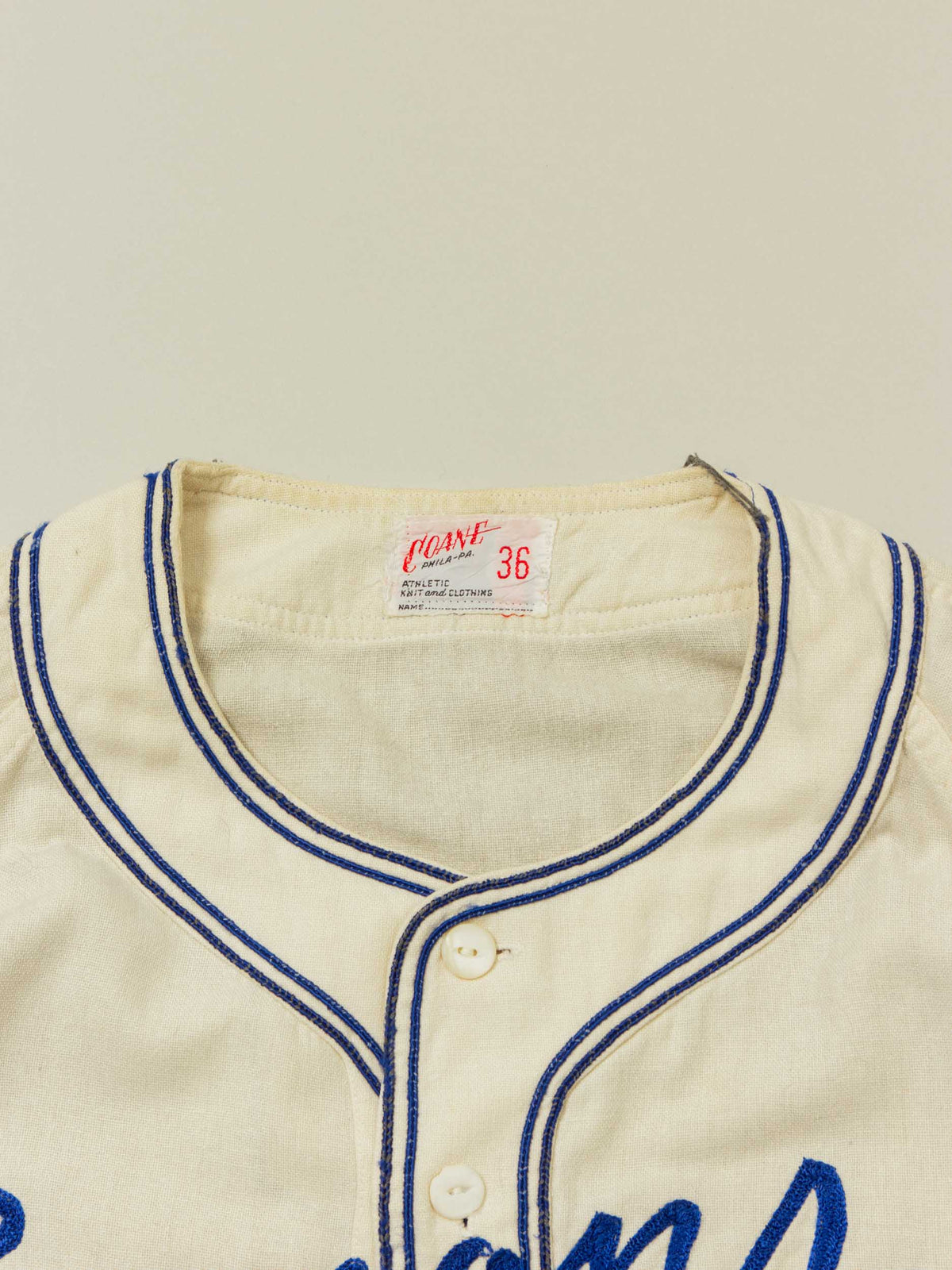 Vtg 1950s "Saxons" Baseball Jersey – Made in USA (M/L)