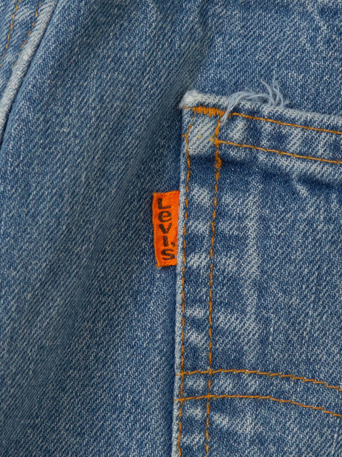 Vtg 1980s Levi's 517 Orange Tab Jeans - Made in USA (34x27)