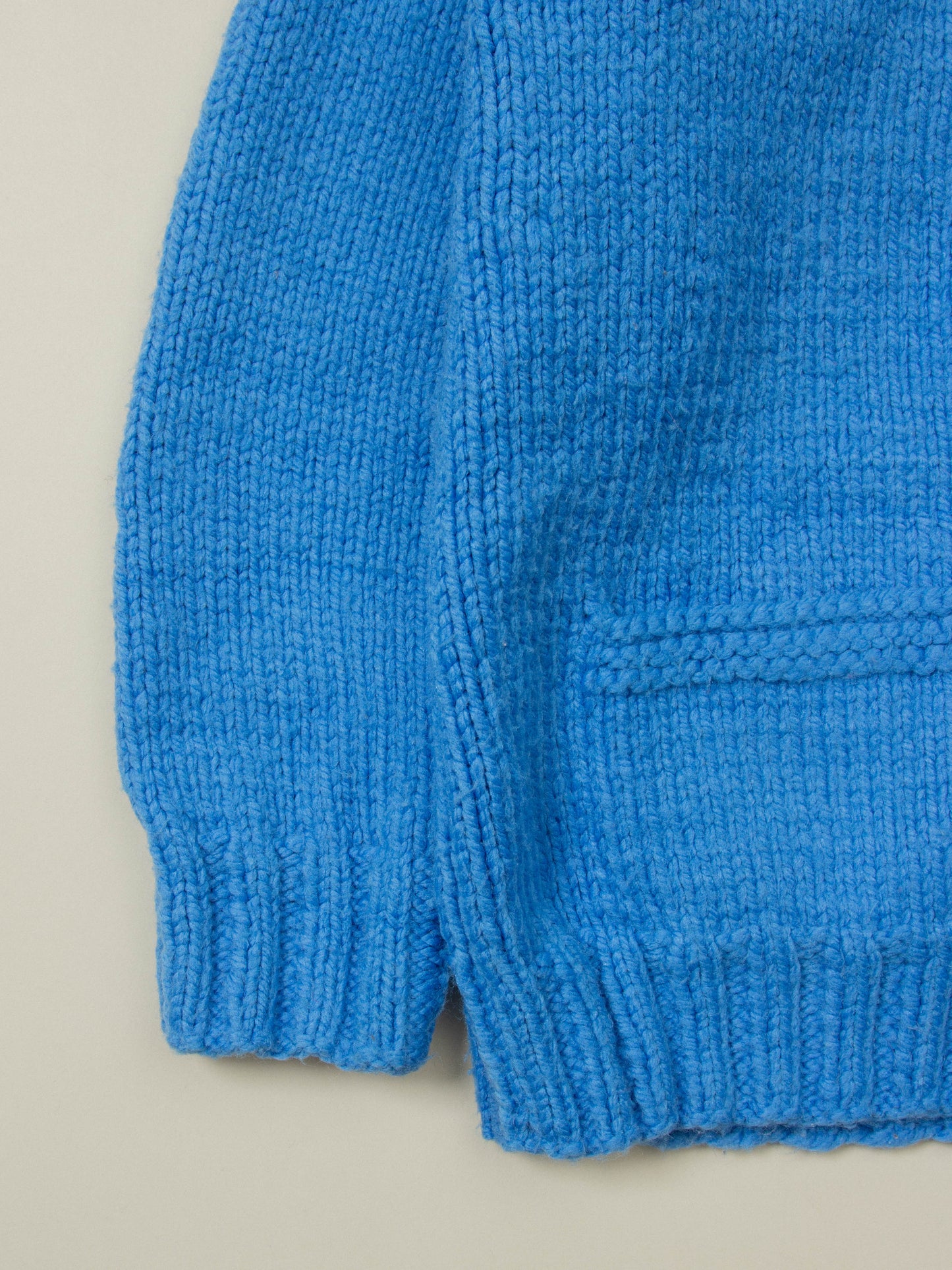 Vtg 1970s Cowichan Wool Sweater (S)