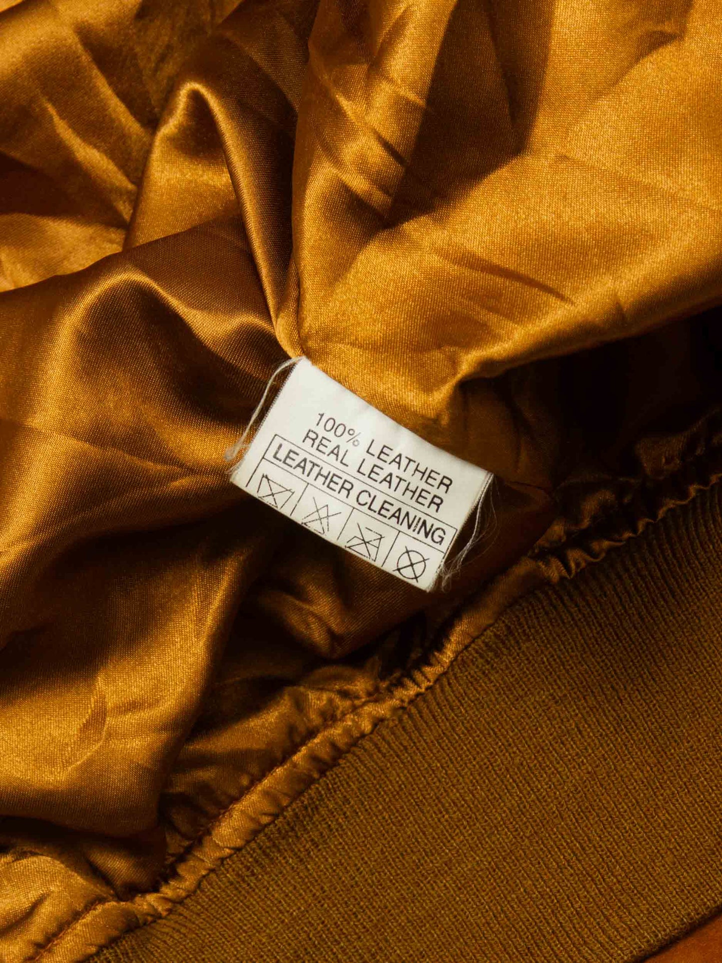 Vtg 1980s Suede Bomber Jacket (L)