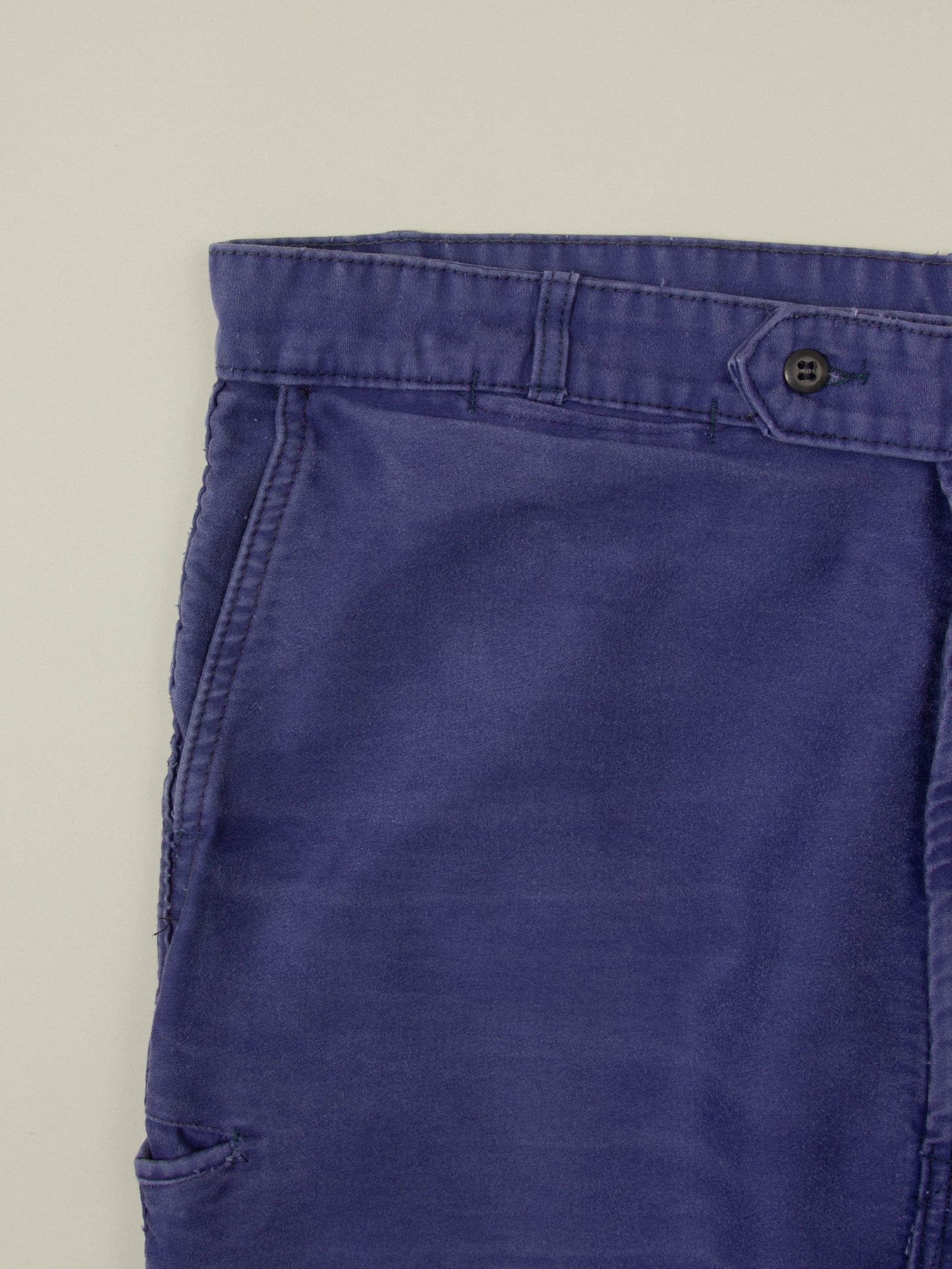 Vtg 1960s French Moleskin Workwear Trousers – Made in France (36x30)