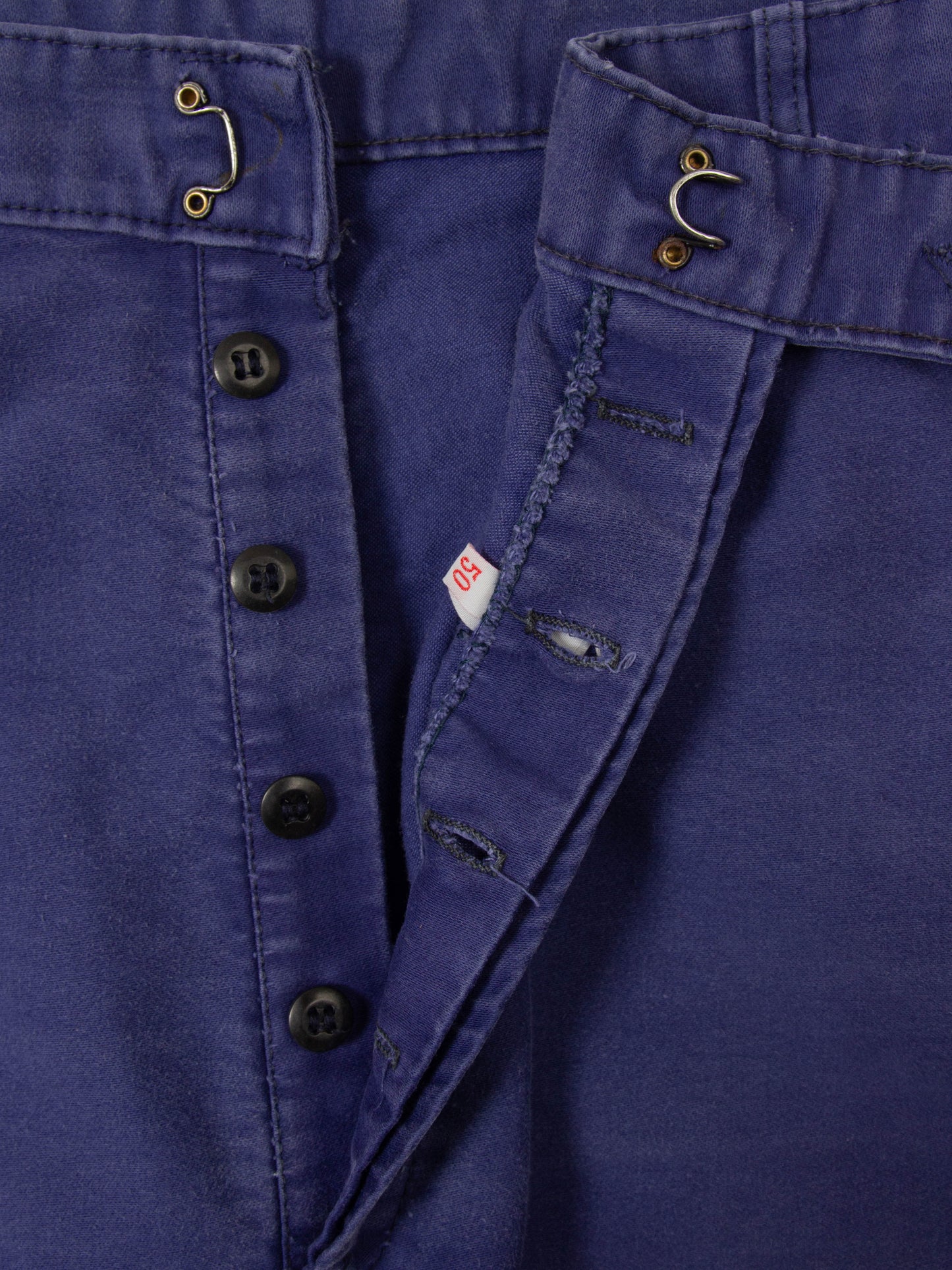 Vtg 1960s French Moleskin Workwear Trousers – Made in France (36x30)