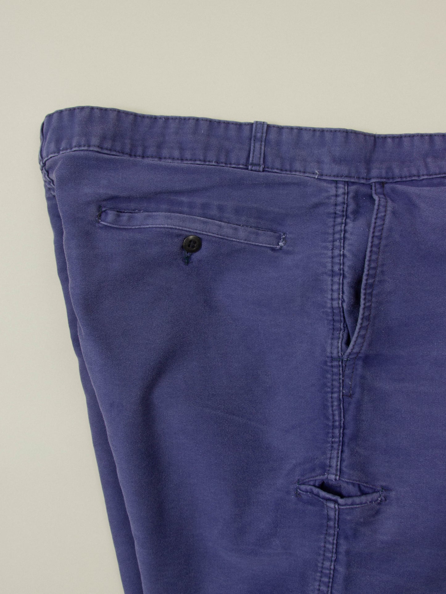 Vtg 1960s French Moleskin Workwear Trousers – Made in France (36x30)
