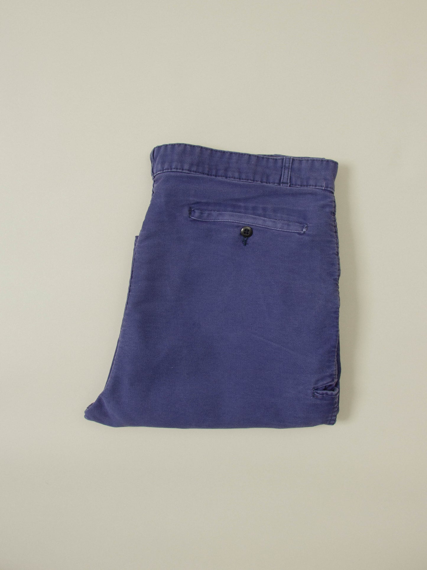 Vtg 1960s French Moleskin Workwear Trousers – Made in France (36x30)