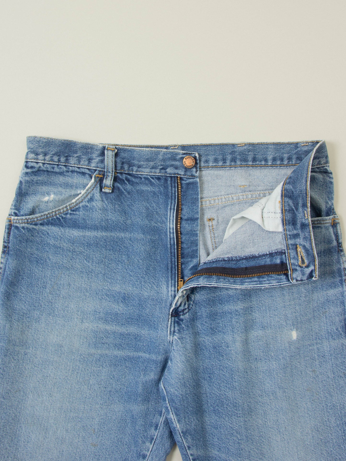 Vtg 1980s Rustler Bootcut Jeans - Made in USA (34x31)