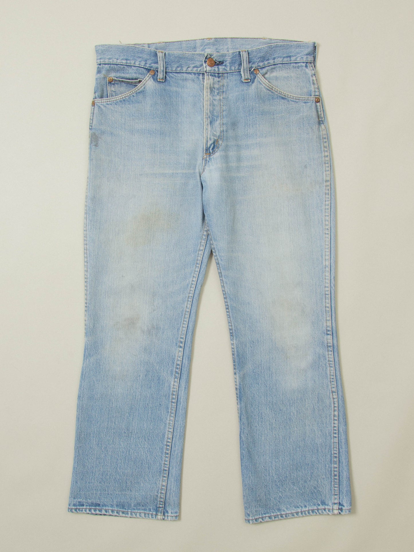 Vtg 1970s Roebucks Bootcut Jeans - Made in USA (34x28)