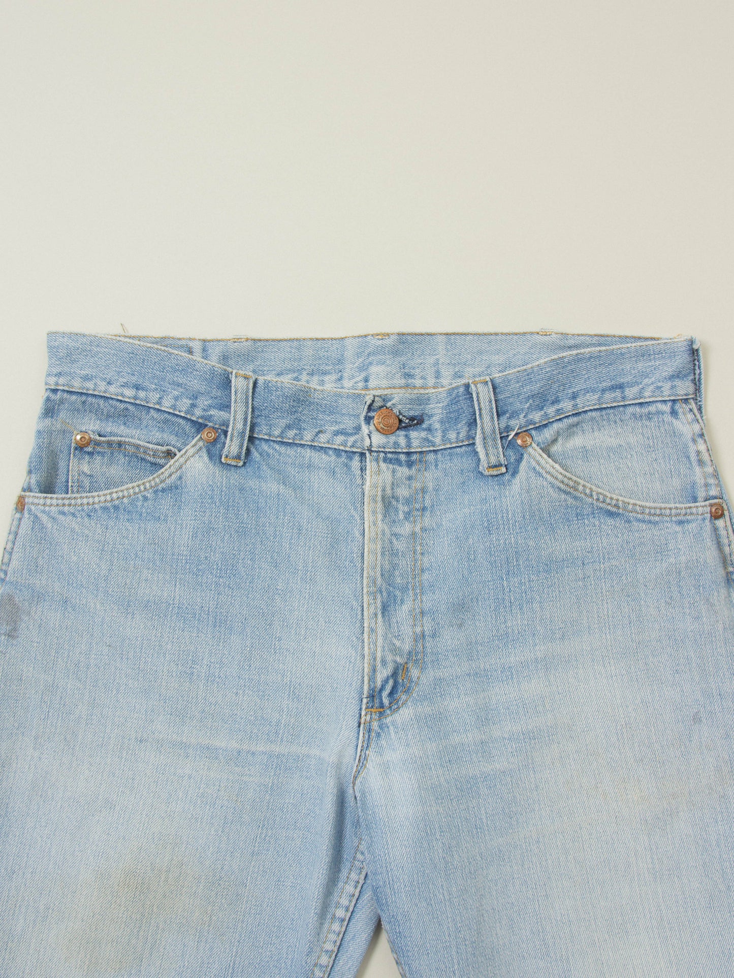 Vtg 1970s Roebucks Bootcut Jeans - Made in USA (34x28)