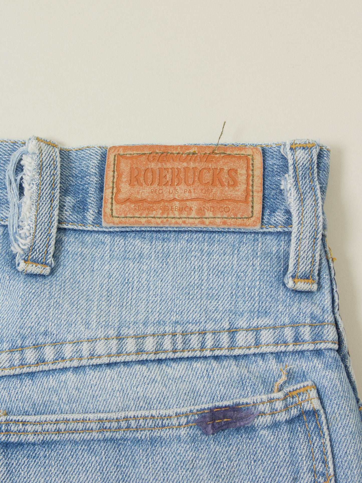 Vtg 1970s Roebucks Bootcut Jeans - Made in USA (34x28)