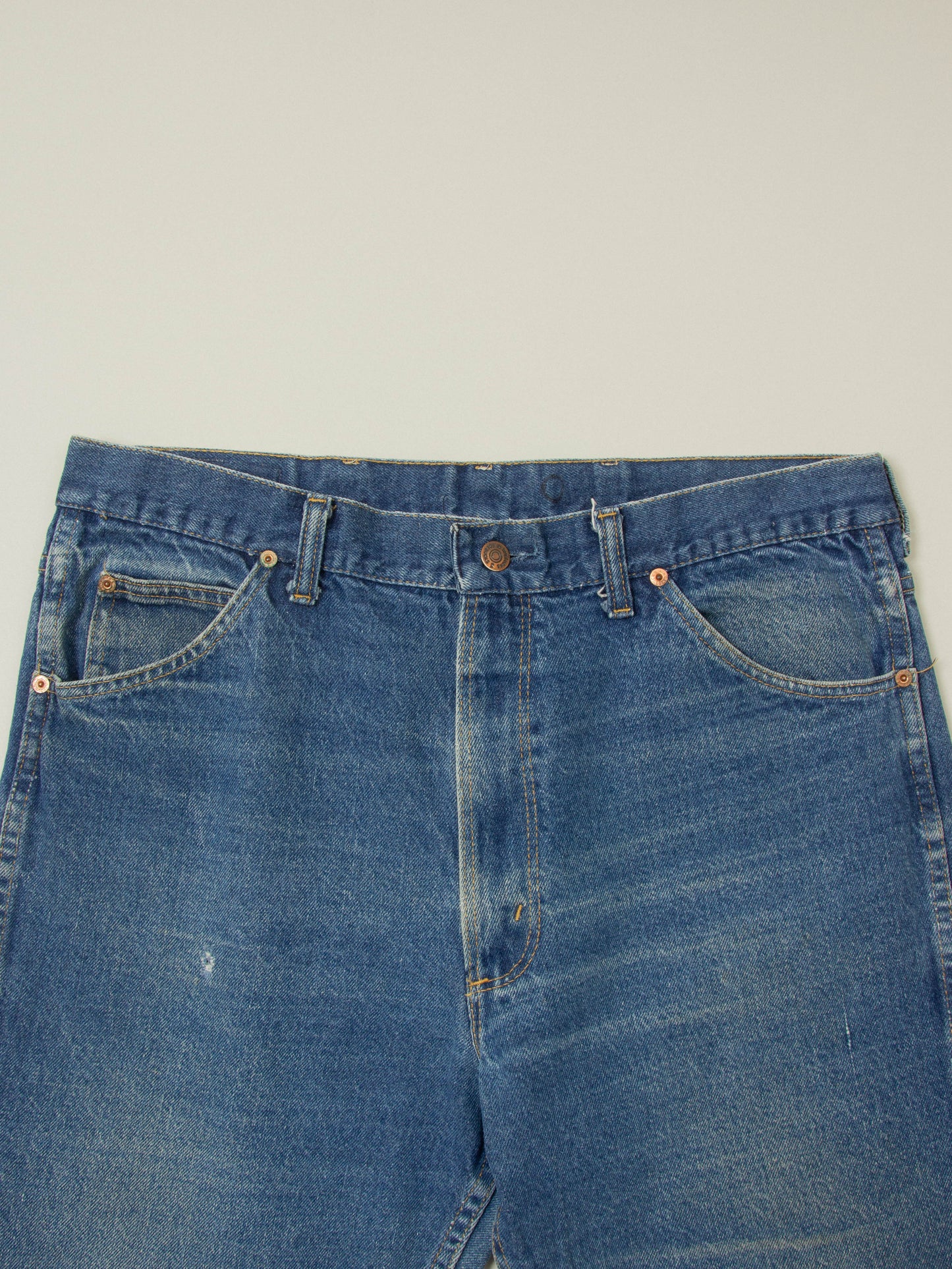 Vtg 1970s Roebucks Bootcut Jeans - Made in USA (38x33)