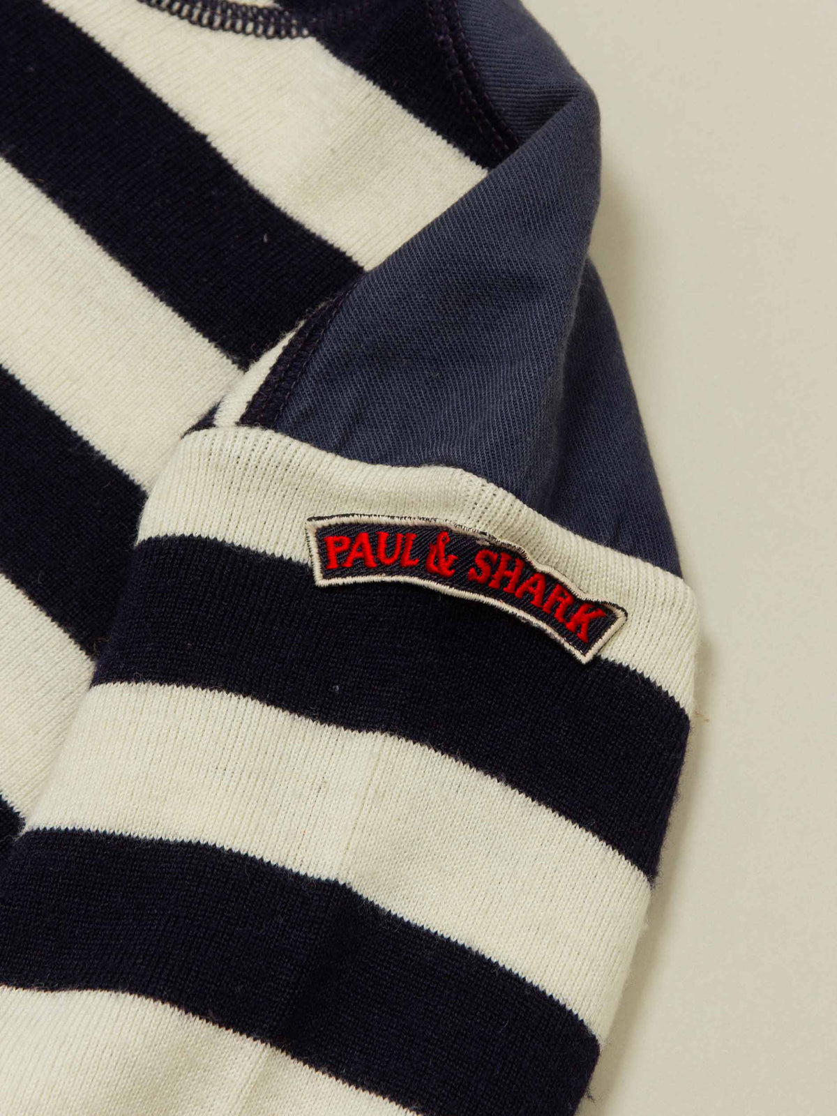Vtg 1990s Striped Sailors Shirt (M)