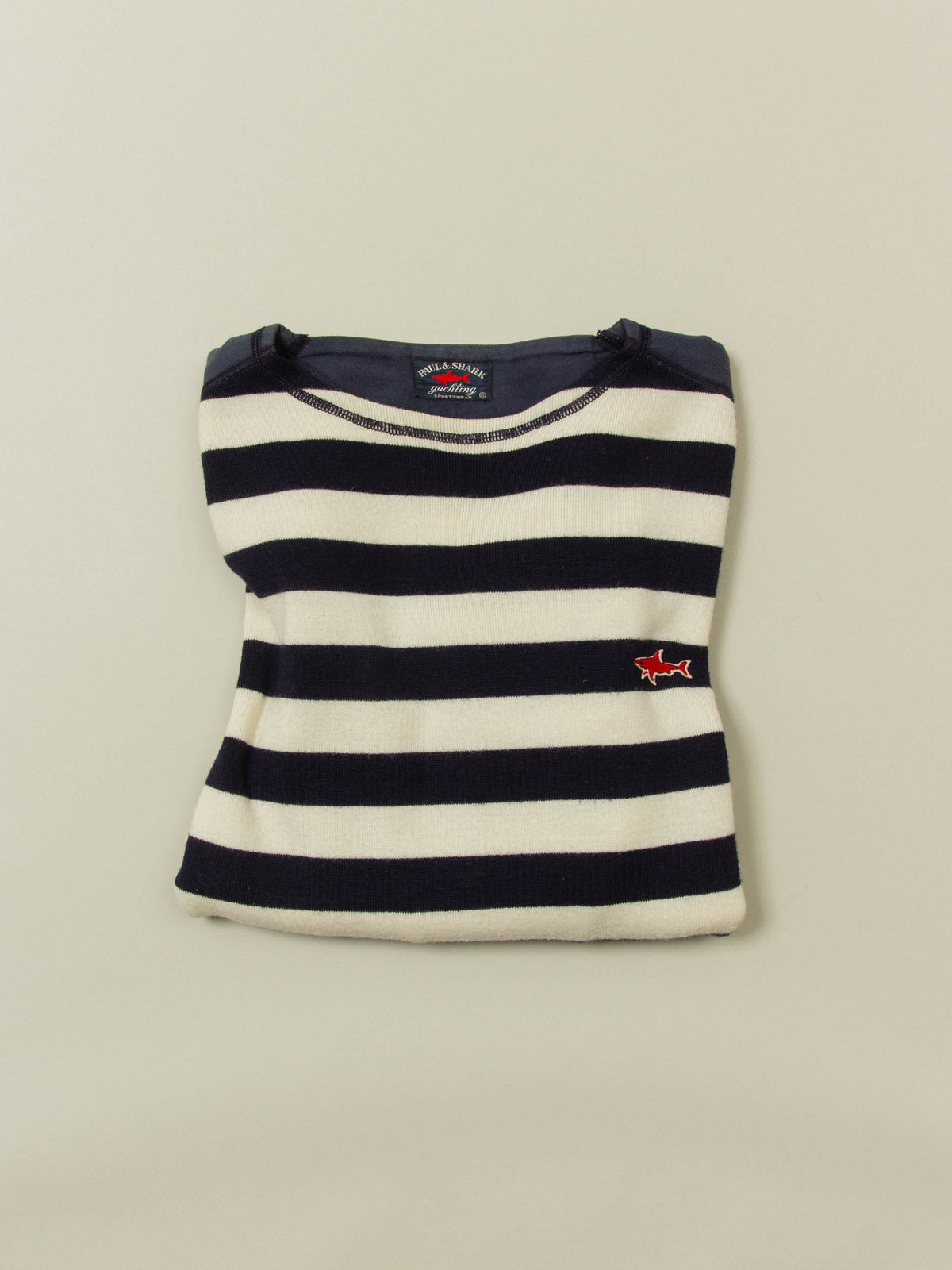 Vtg 1990s Striped Sailors Shirt (M)